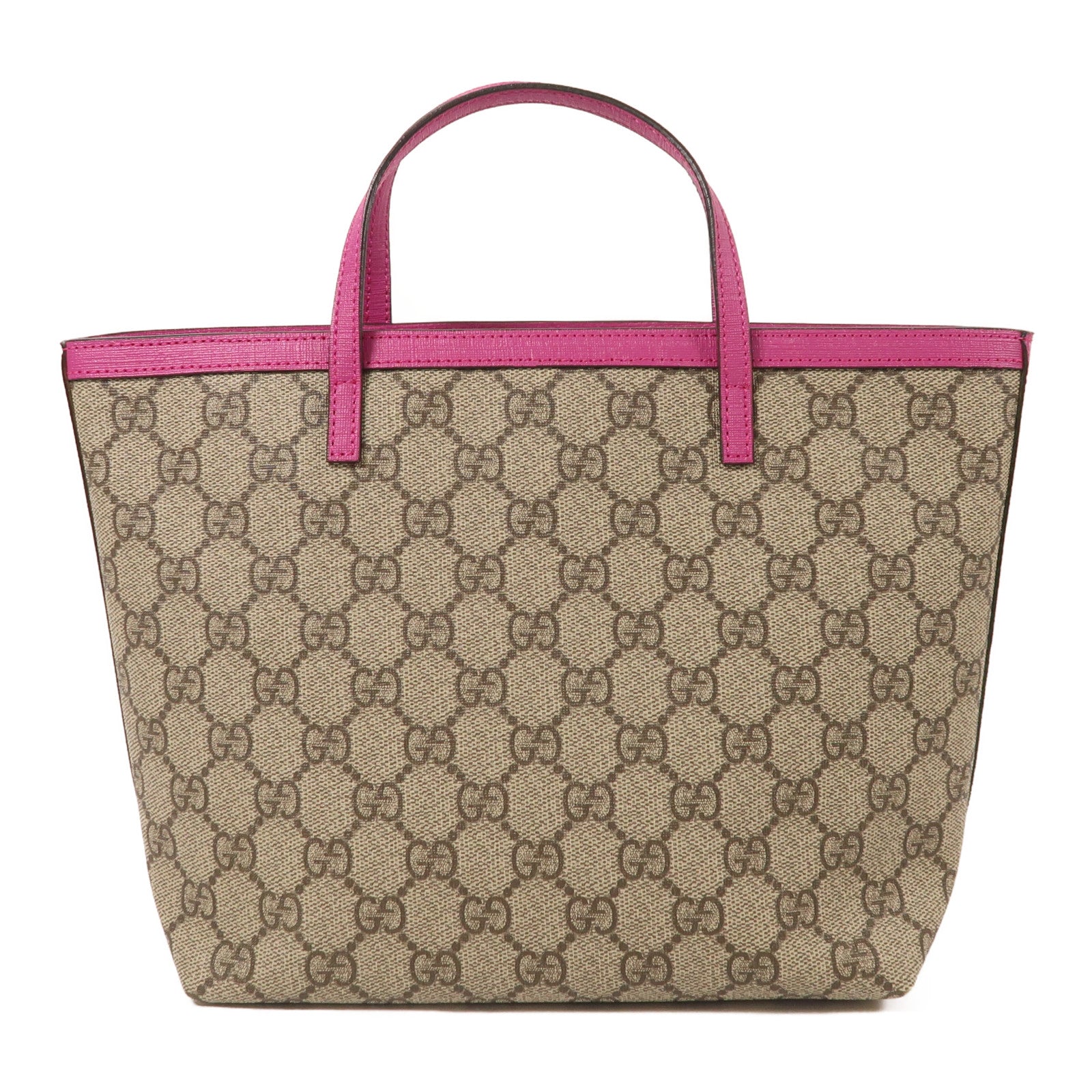 GUCCI 塗層帆布Tote Bag銀扣手挽袋