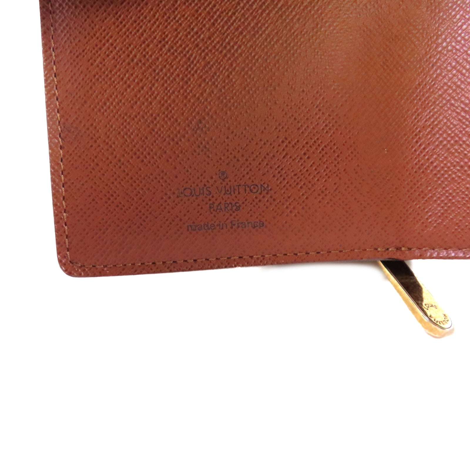 LOUIS VUITTON Monogram Joey Short Wallet金扣短錢包啡色