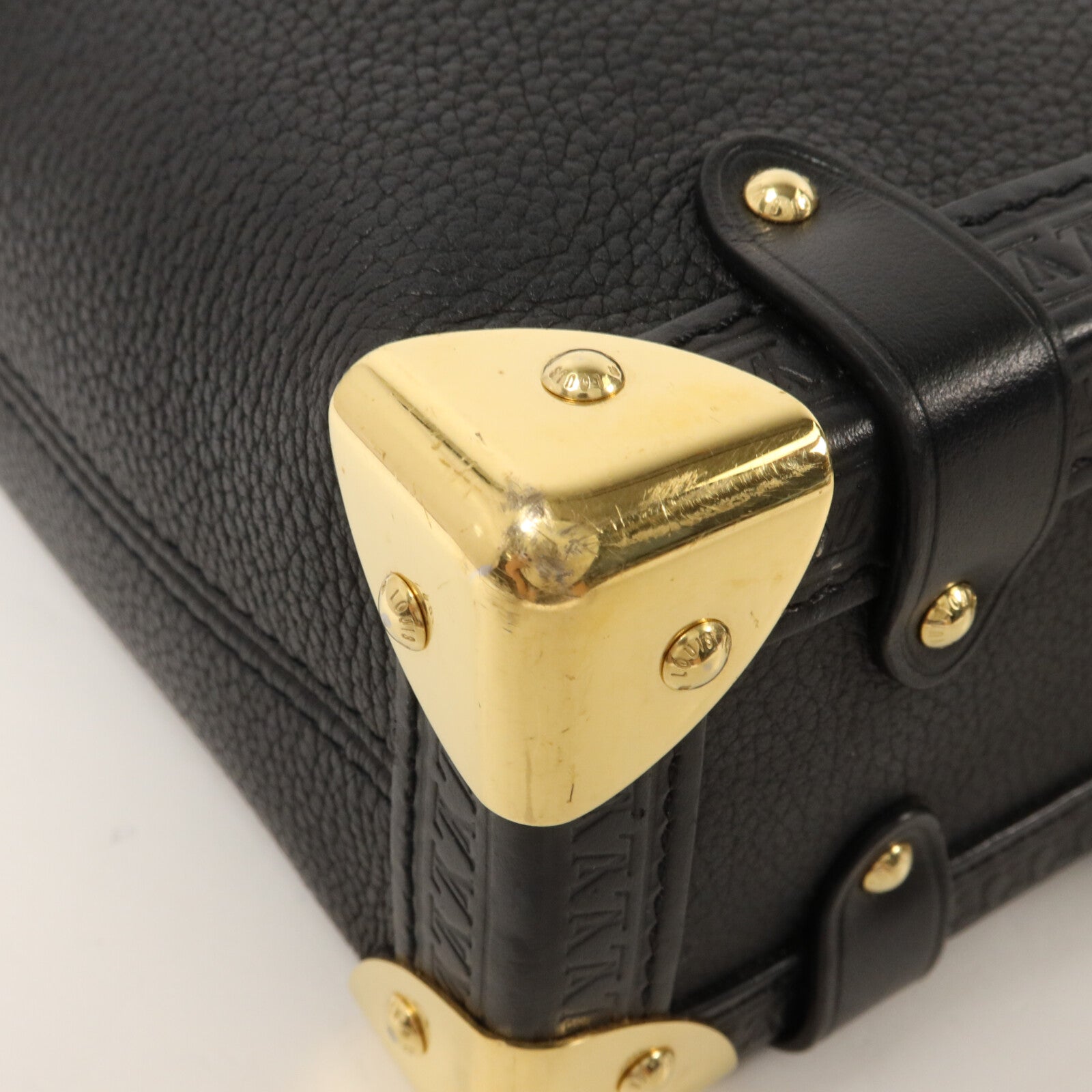 LOUIS VUITTON 牛皮皮革Side Trunk PM手挽肩背兩用袋