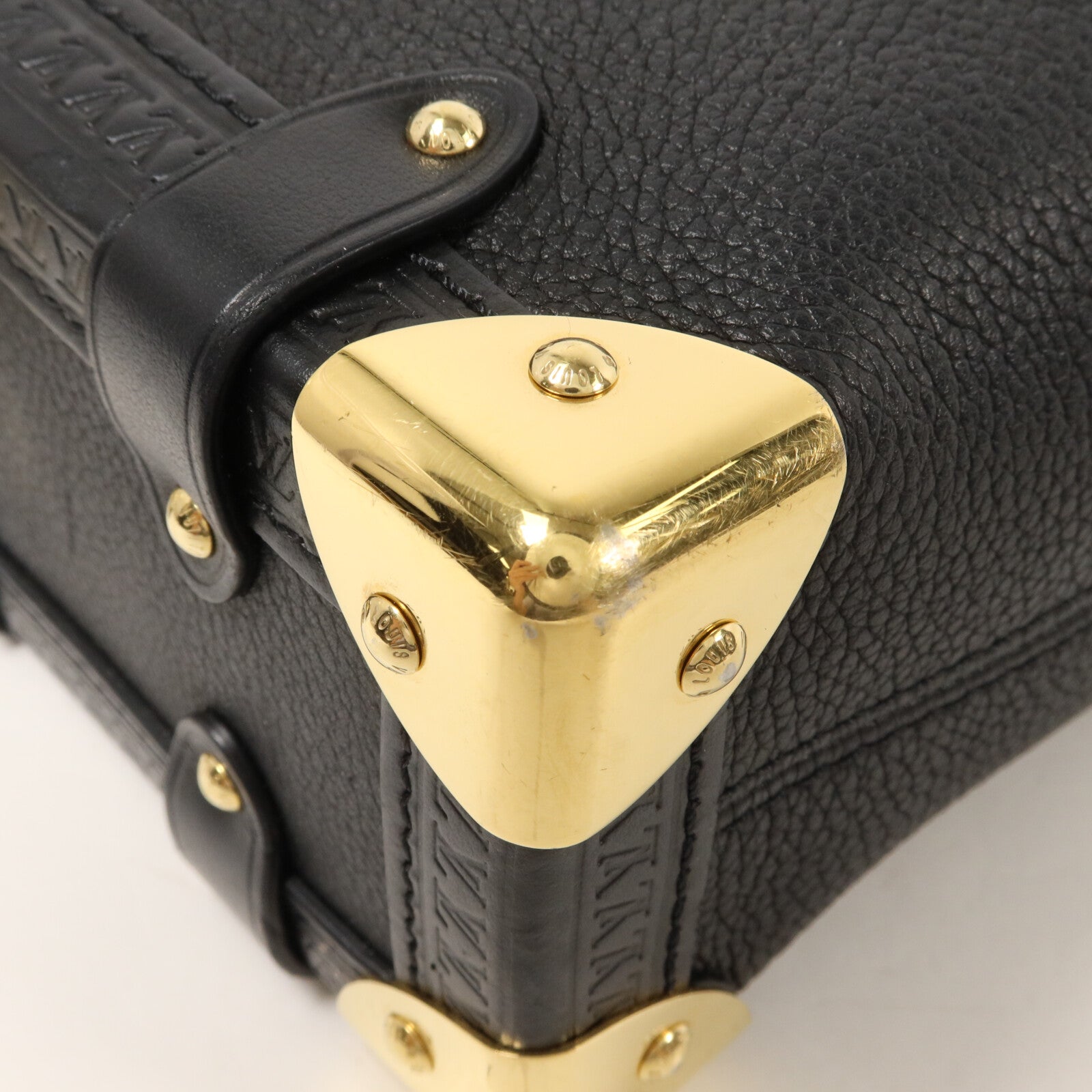 LOUIS VUITTON 牛皮皮革Side Trunk PM手挽肩背兩用袋