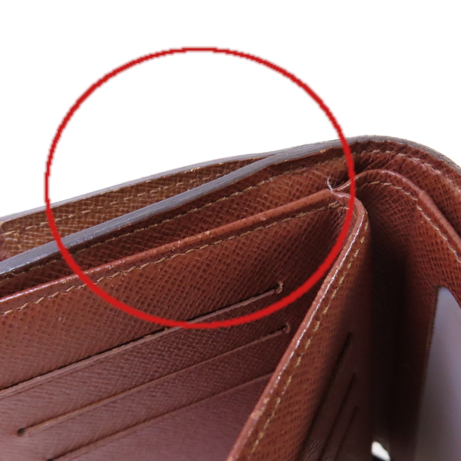 LOUIS VUITTON Monogram Joey Short Wallet金扣短錢包啡色