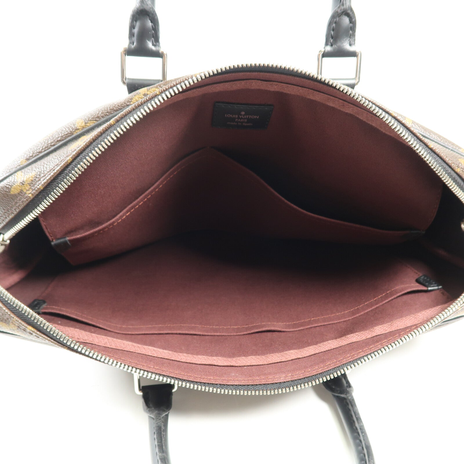 LOUIS VUITTON Monogram Porte-Documents Voyage PM銀扣公事包
