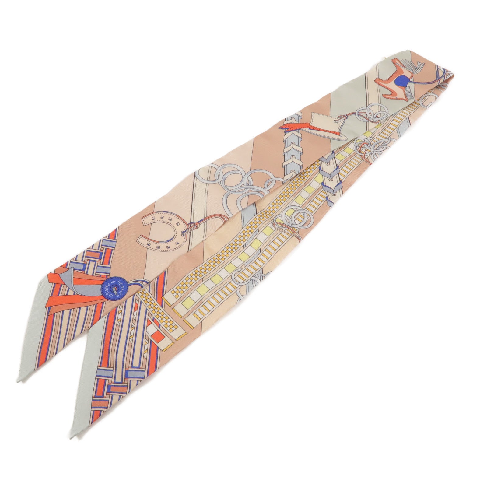 HERMES 絲質Twilly絲巾