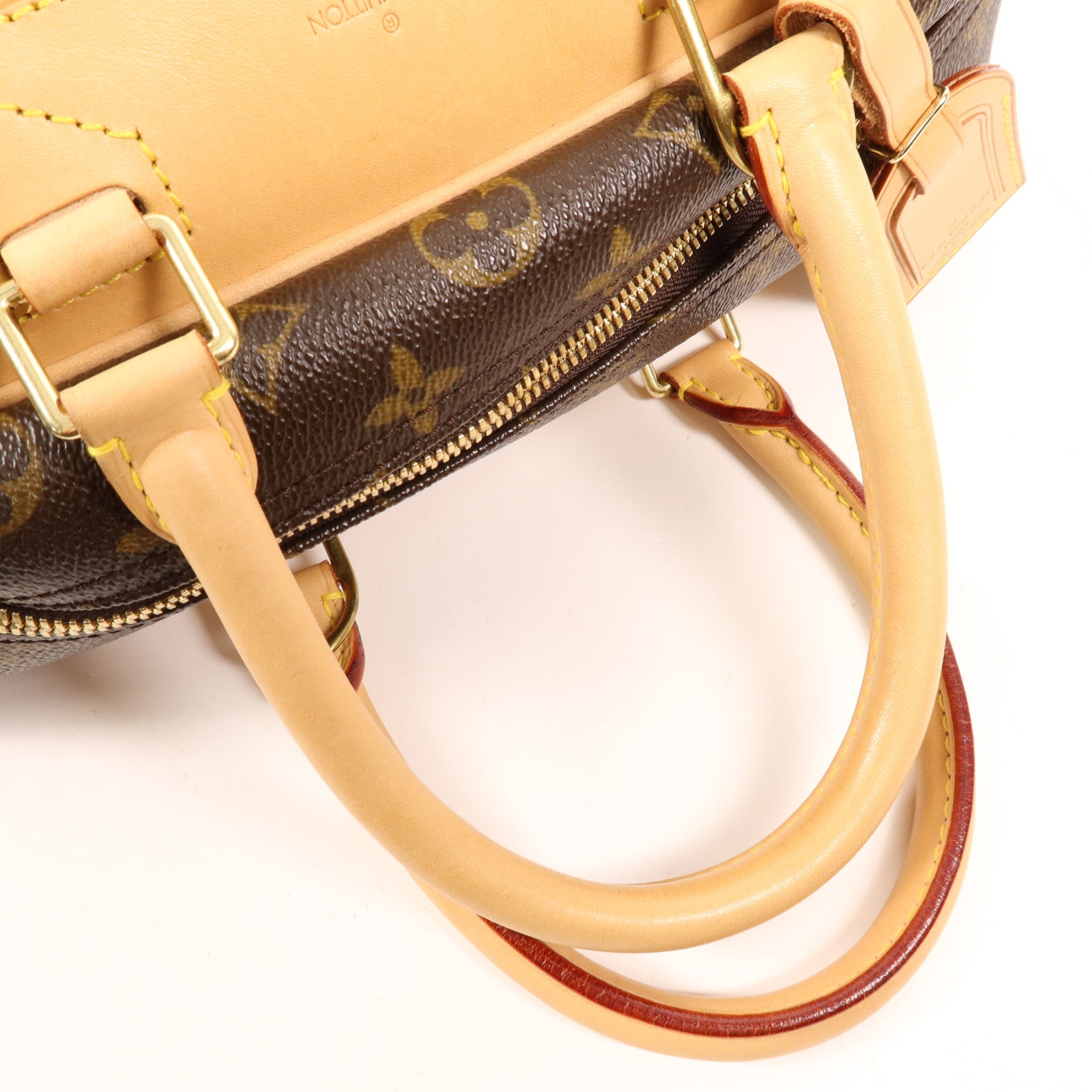 LOUIS VUITTON Monogram Deauville金扣手挽袋