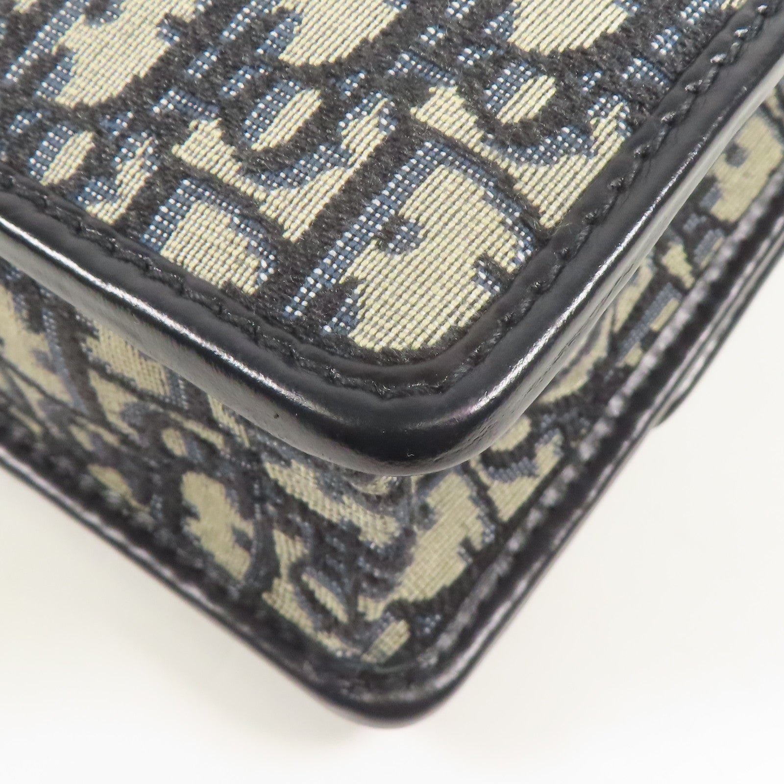 Dior 帆布Montaigne 30金扣肩背袋