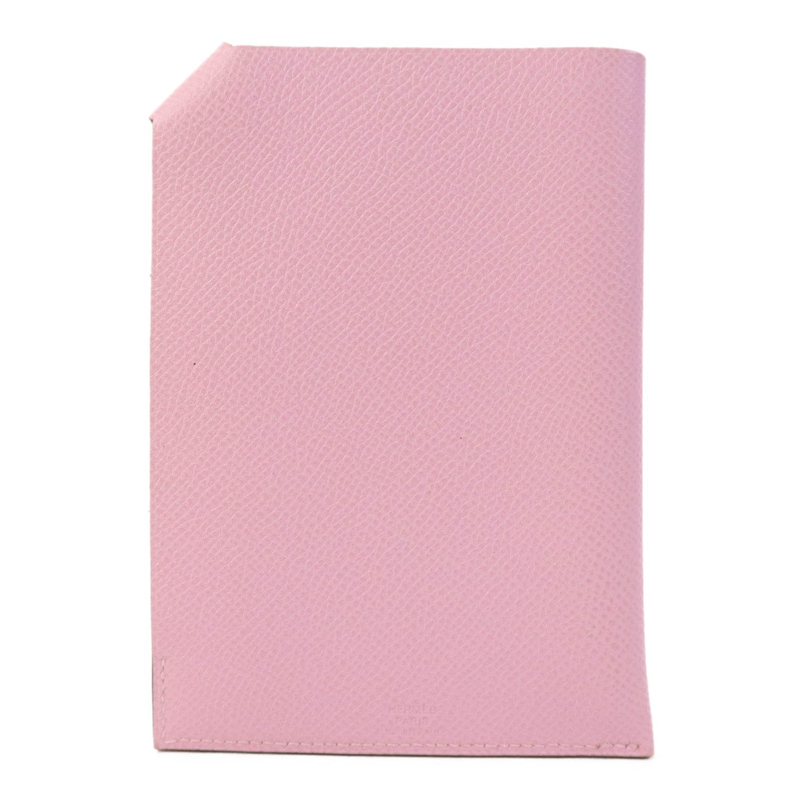HERMES Epsom皮革Passpart Case銀扣護照套Mauve Sylvestre
