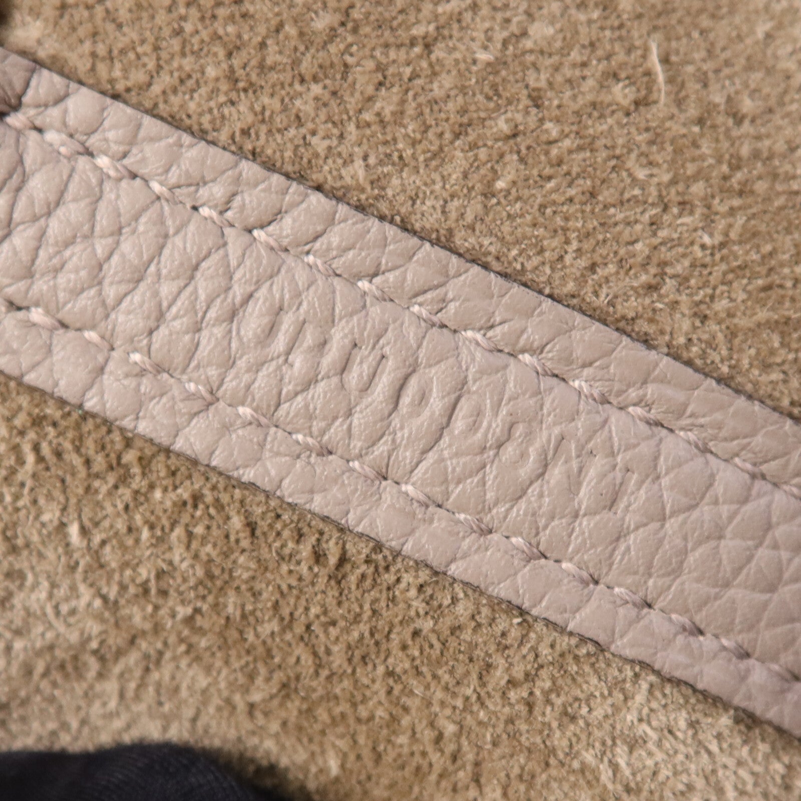 HERMES Togo皮革Picotin MM金扣手挽袋Asphalt