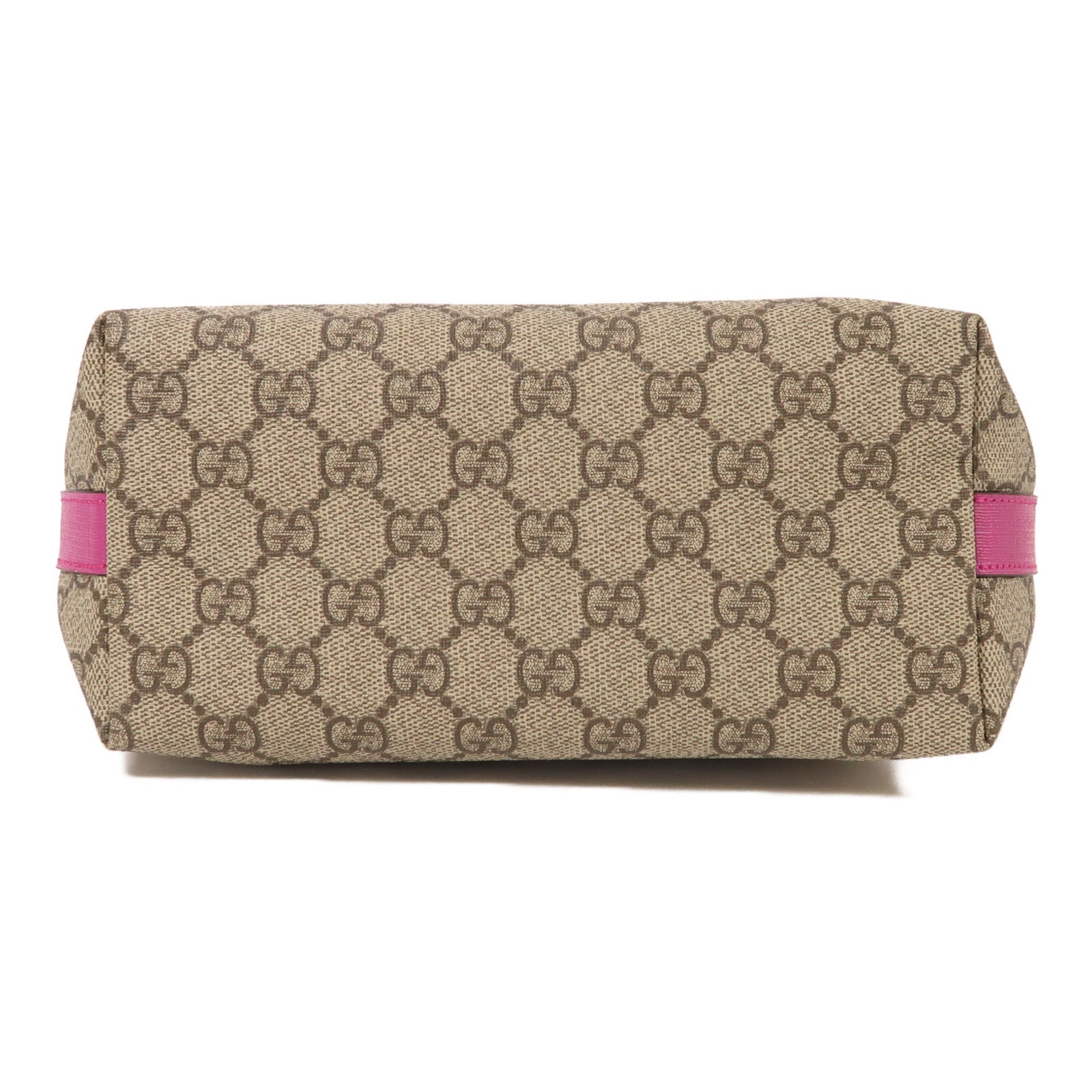 GUCCI 塗層帆布Tote Bag銀扣手挽袋