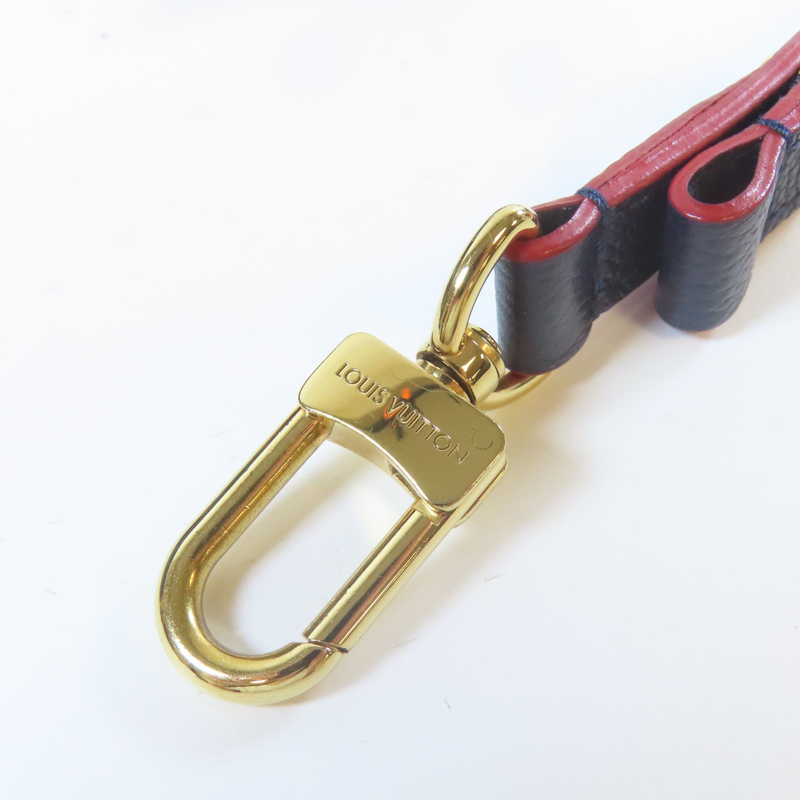 LOUIS VUITTON Monogram Empreinte Noe Noe MM金扣手挽肩背兩用袋深藍色