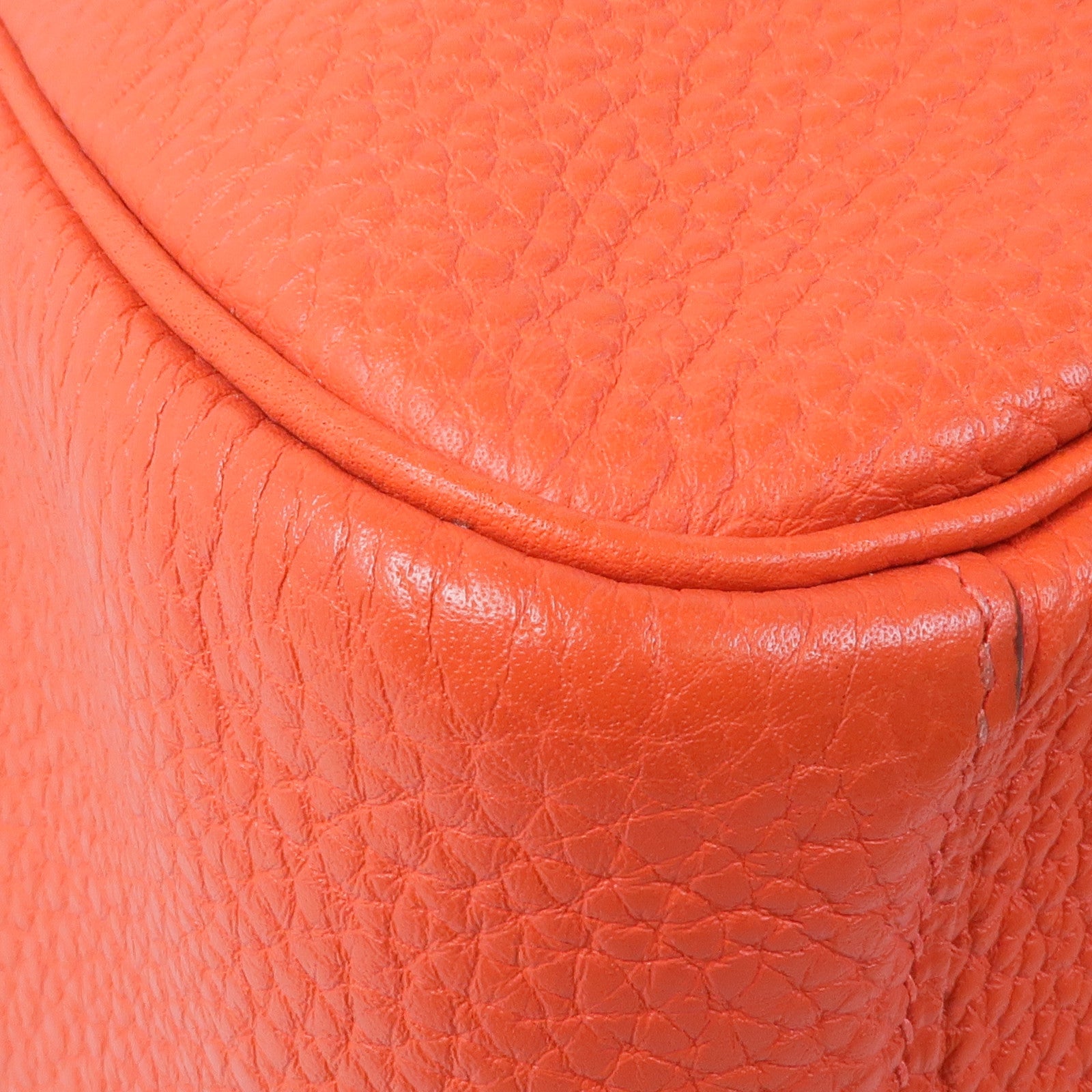 HERMES Clemence皮革Lindy 30銀扣手挽肩背兩用袋Rouge Pivoine