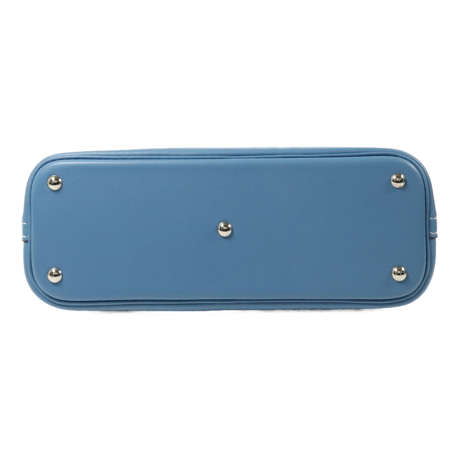 HERMES Swift皮革Bolide 27手挽肩背兩用袋Blue Jean