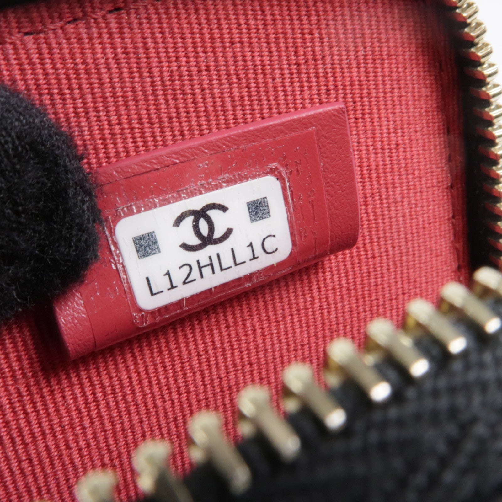 CHANEL 羊皮皮革Small Wallet金扣錢包
