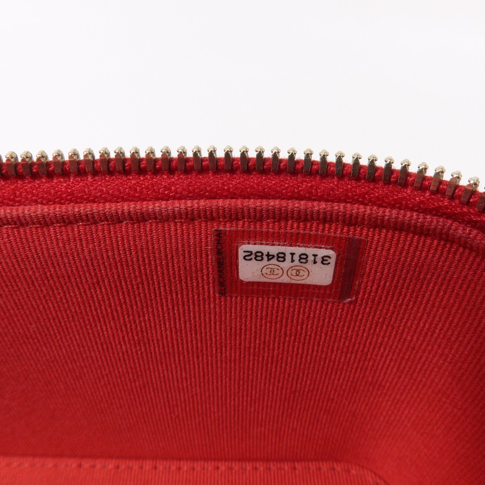 CHANEL 牛皮皮革Vanity Case鏈帶肩背袋