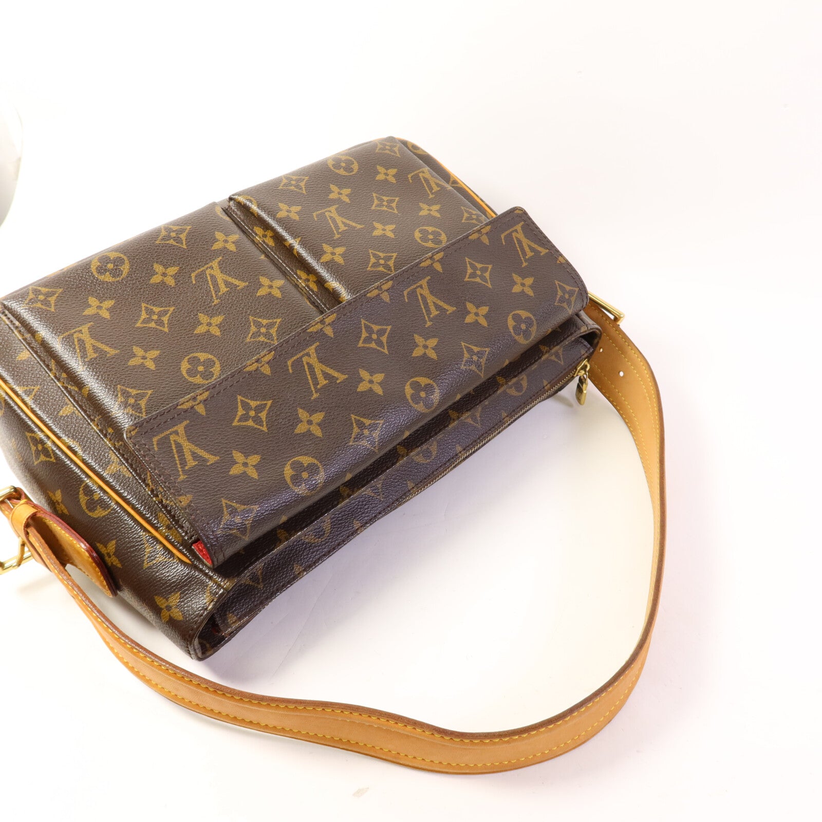 LOUIS VUITTON Monogram Viva Cite GM金扣肩背袋