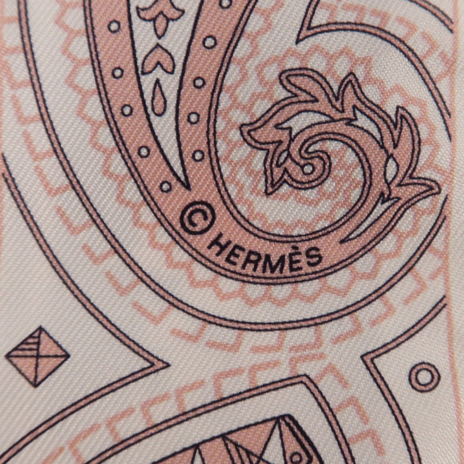 HERMES 絲質Twilly絲巾