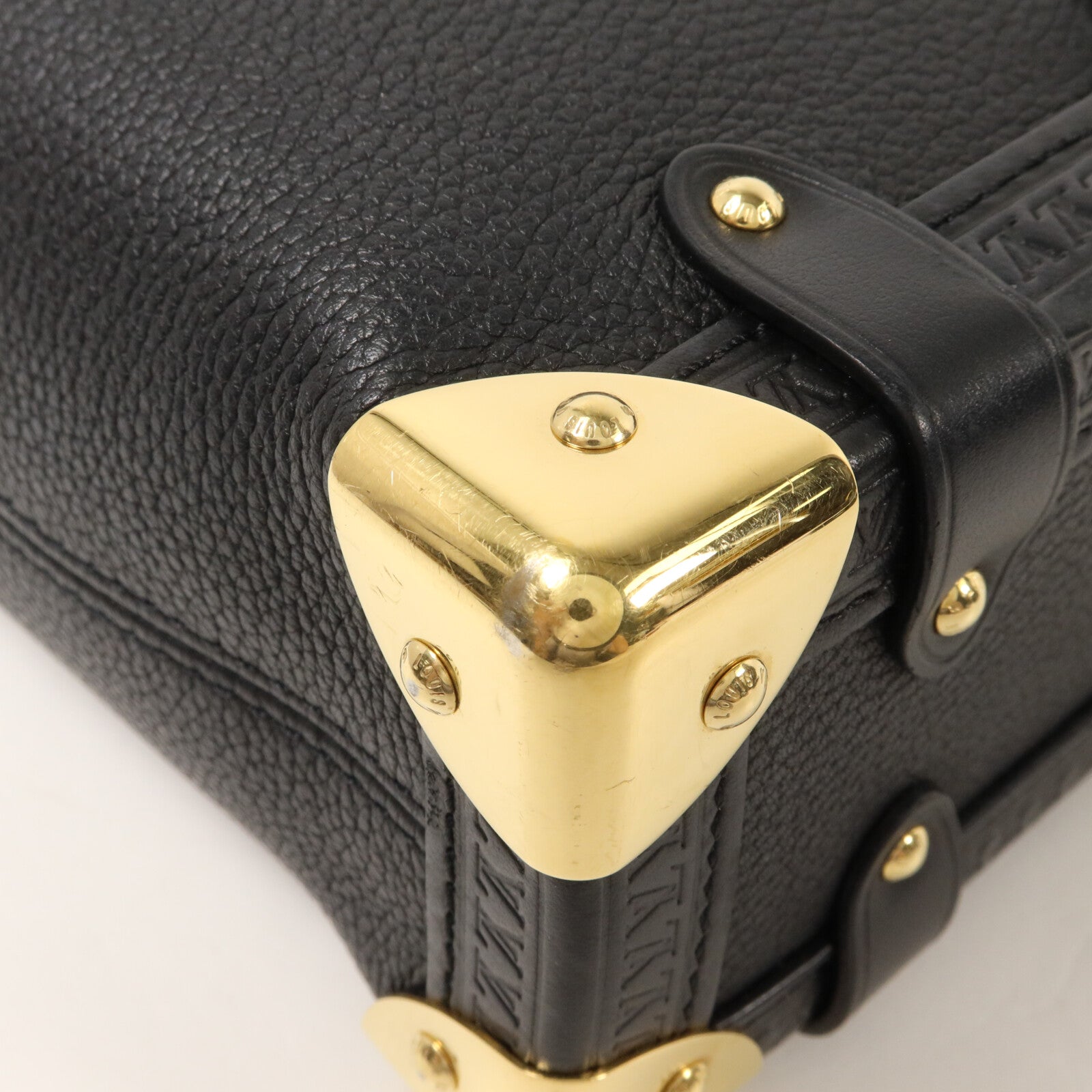 LOUIS VUITTON 牛皮皮革Side Trunk PM手挽肩背兩用袋