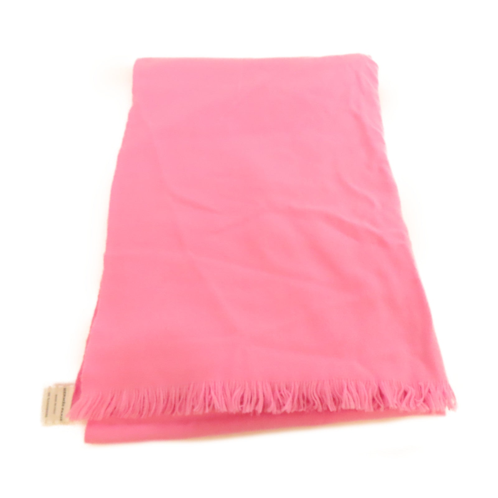 HERMES **【激減優惠】羊絨Scarf圍巾粉紅色