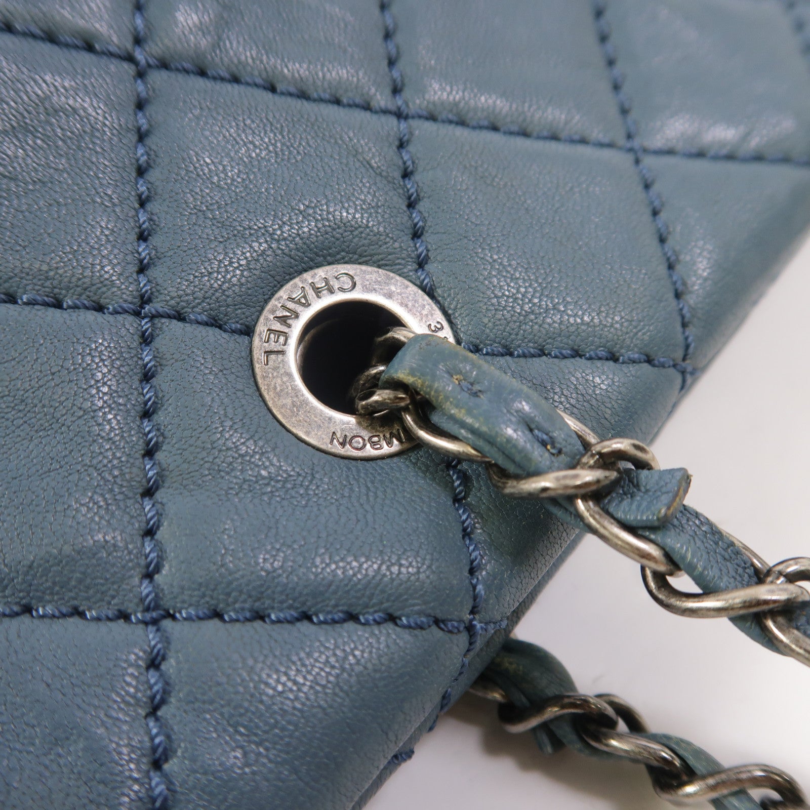 CHANEL 牛皮皮革Chain Tote鏈帶肩背袋