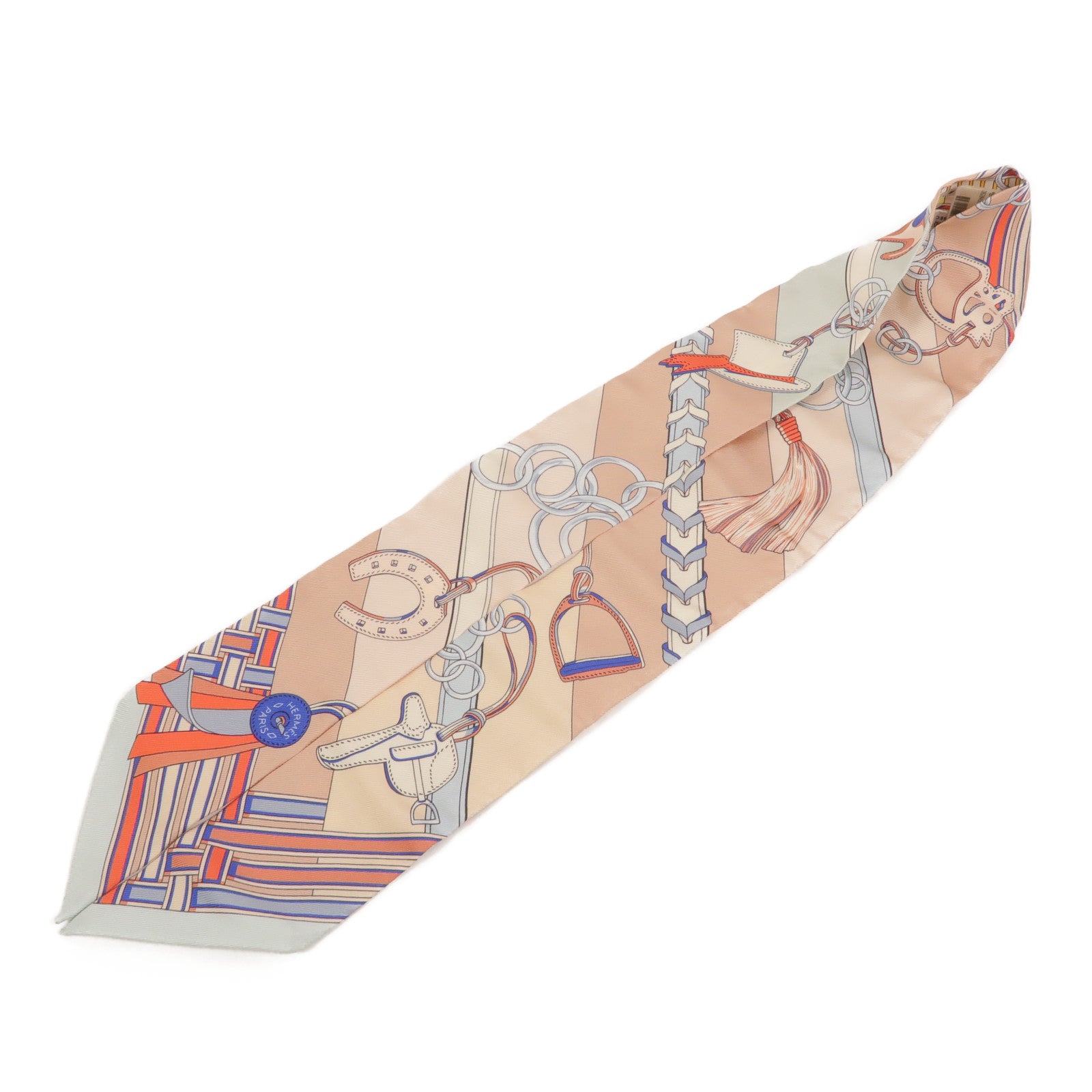 HERMES 絲質Twilly絲巾