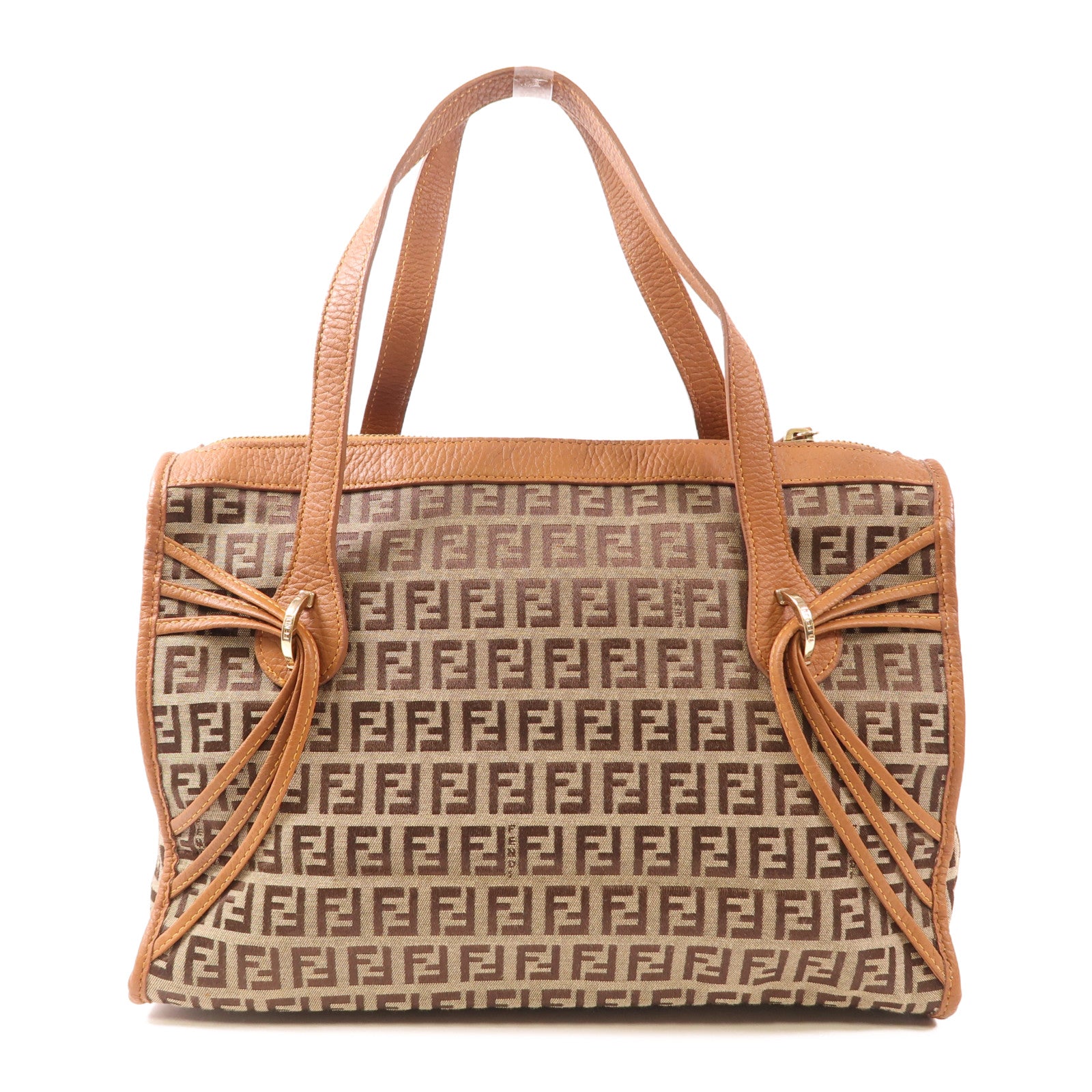 FENDI 帆布Hand Bag金扣手挽袋