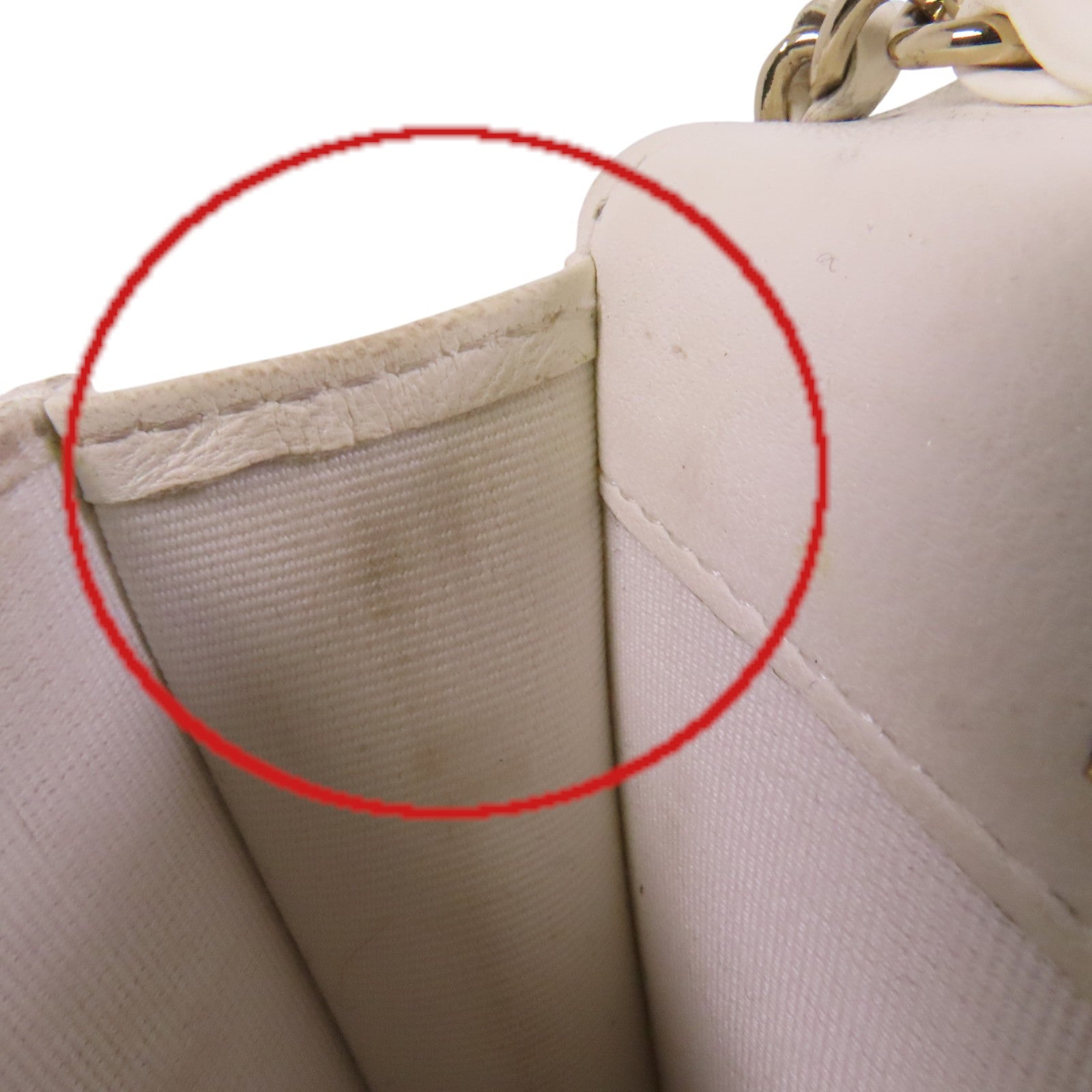 CHANEL 羊皮皮革Phone Bag金扣鏈帶肩背袋