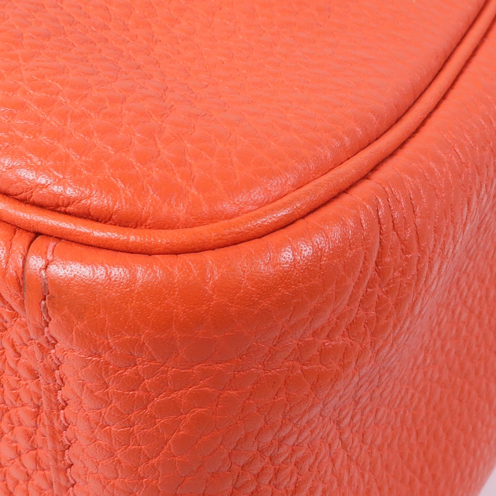 HERMES Clemence皮革Lindy 30銀扣手挽肩背兩用袋Rouge Pivoine