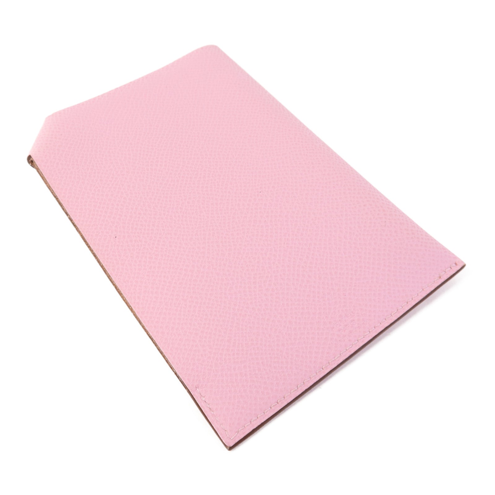 HERMES Epsom皮革Passpart Case銀扣護照套Mauve Sylvestre