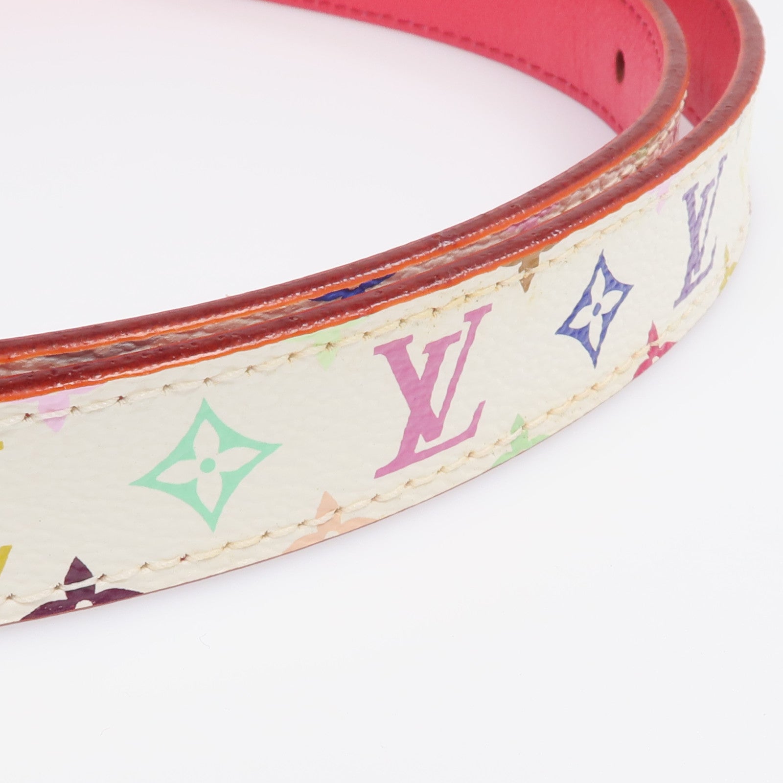 LOUIS VUITTON Monogram Multicolore Belt金扣皮帶