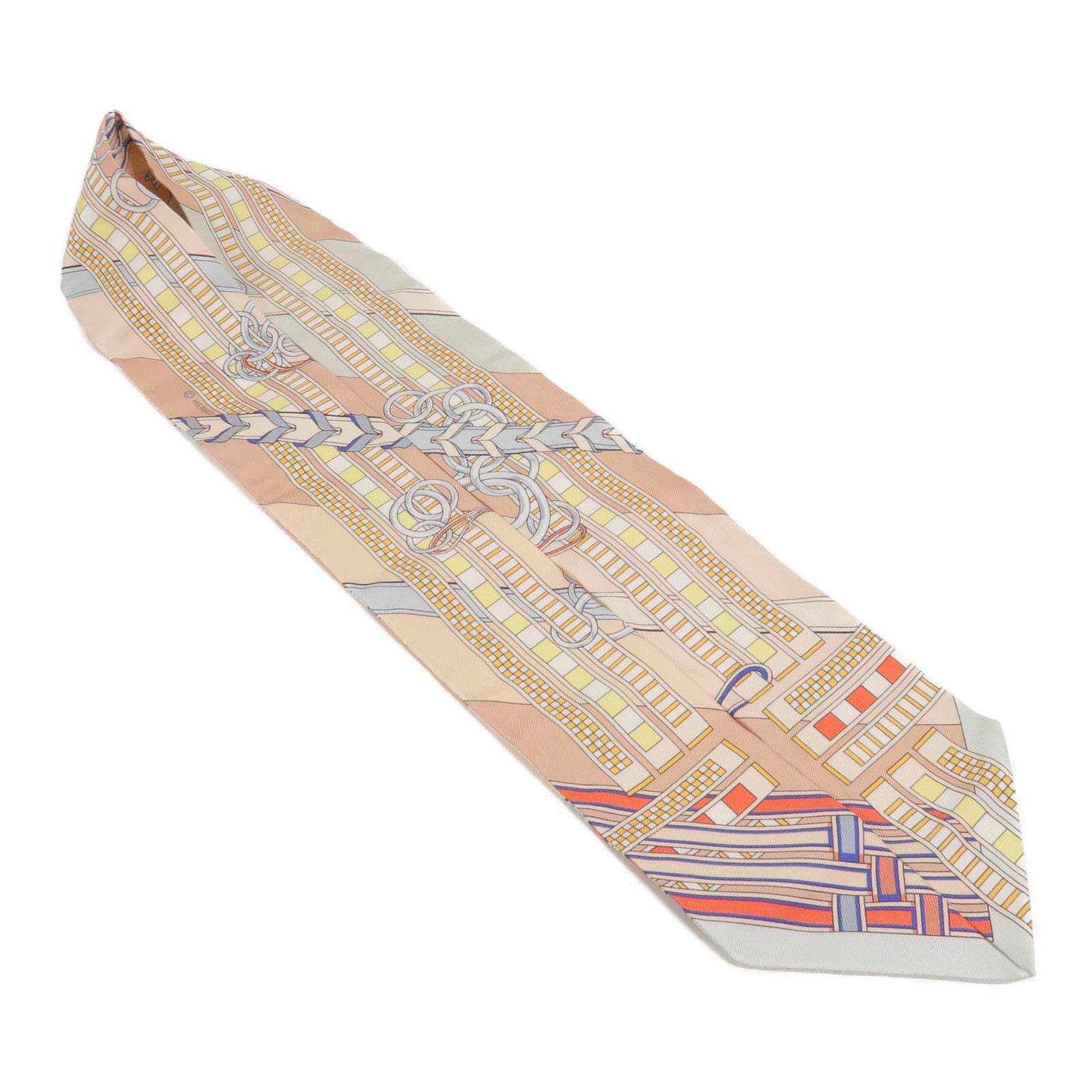 HERMES 絲質Twilly絲巾