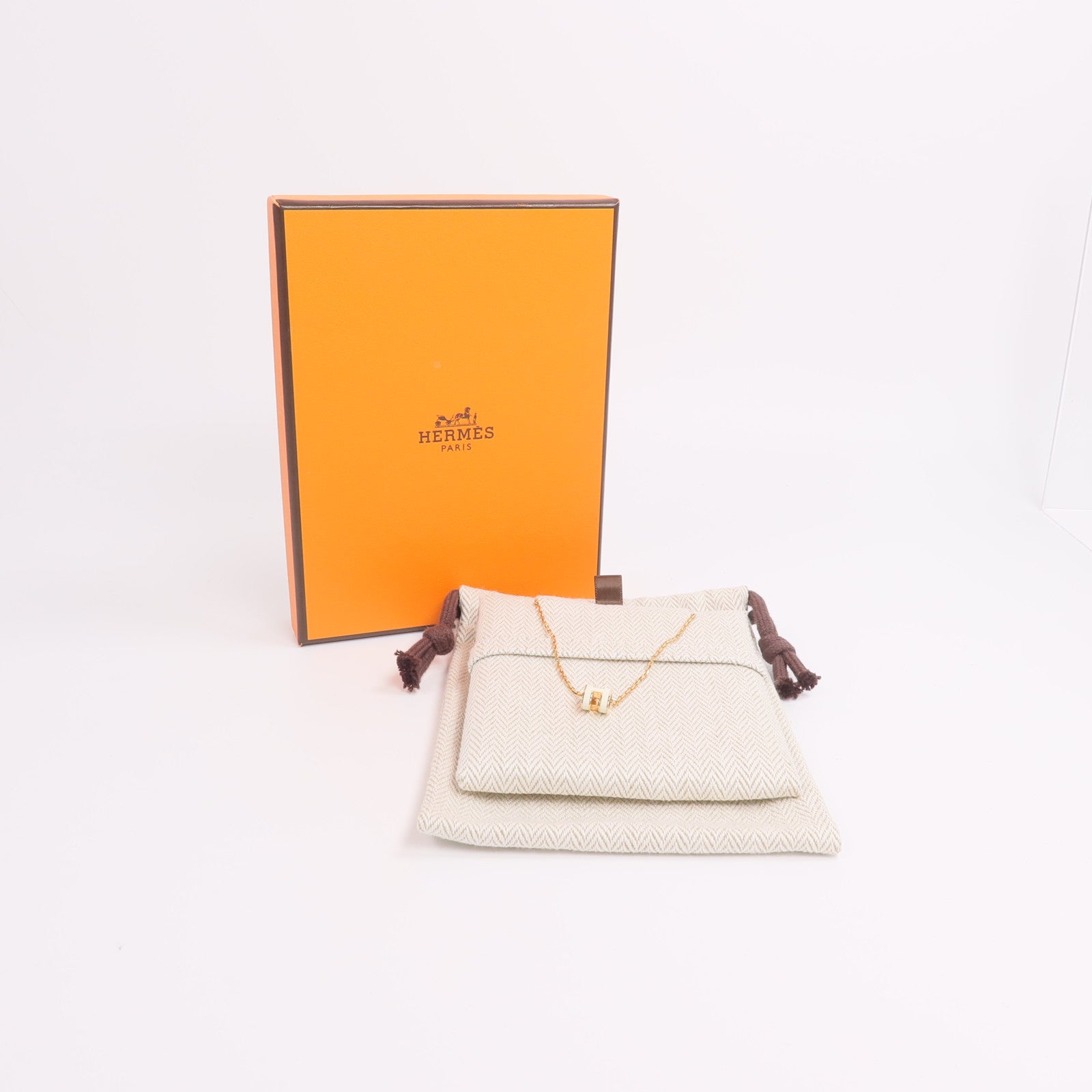 HERMES 金屬Mini Pop H Pendant項鍊