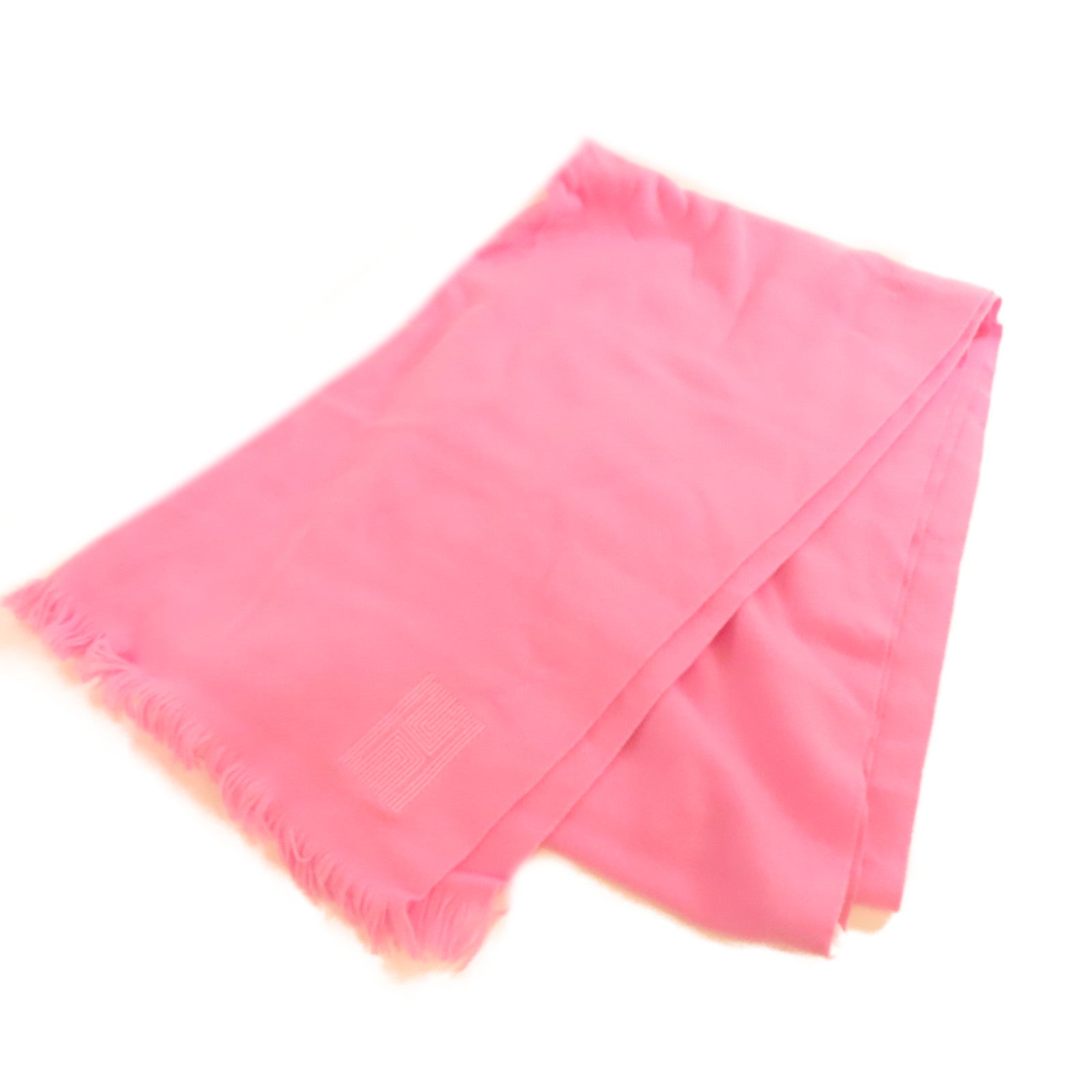 HERMES **【激減優惠】羊絨Scarf圍巾粉紅色