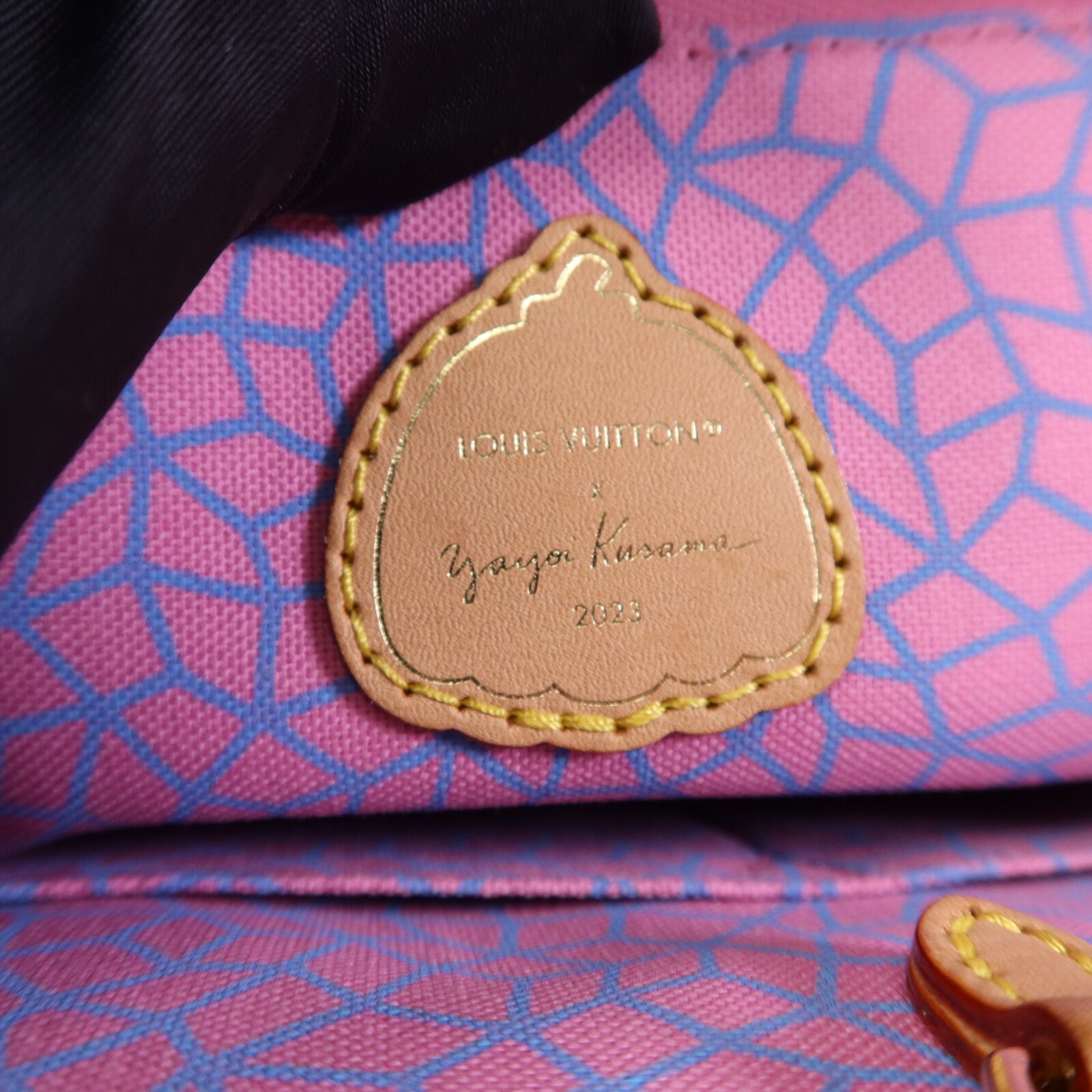 LOUIS VUITTON Monogram LV x YK On the Go PM金扣手挽肩背兩用袋