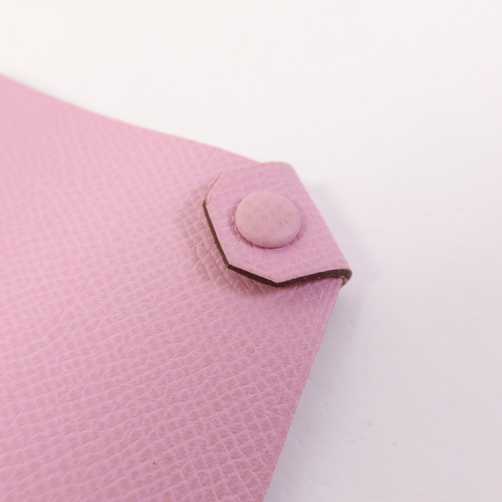 HERMES Epsom皮革Passpart Case銀扣護照套Mauve Sylvestre