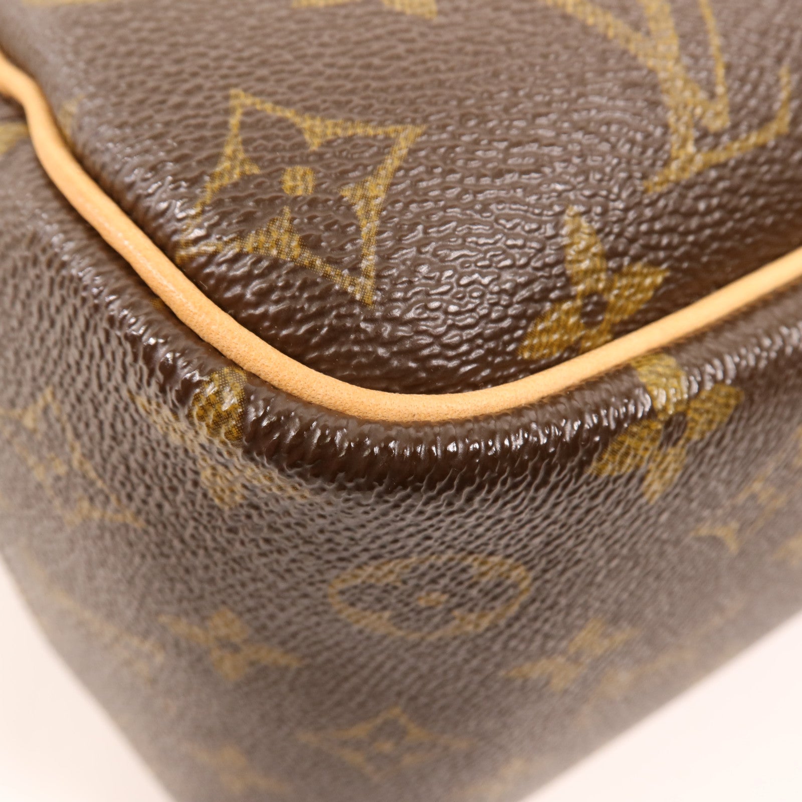 LOUIS VUITTON Monogram Deauville金扣手挽袋