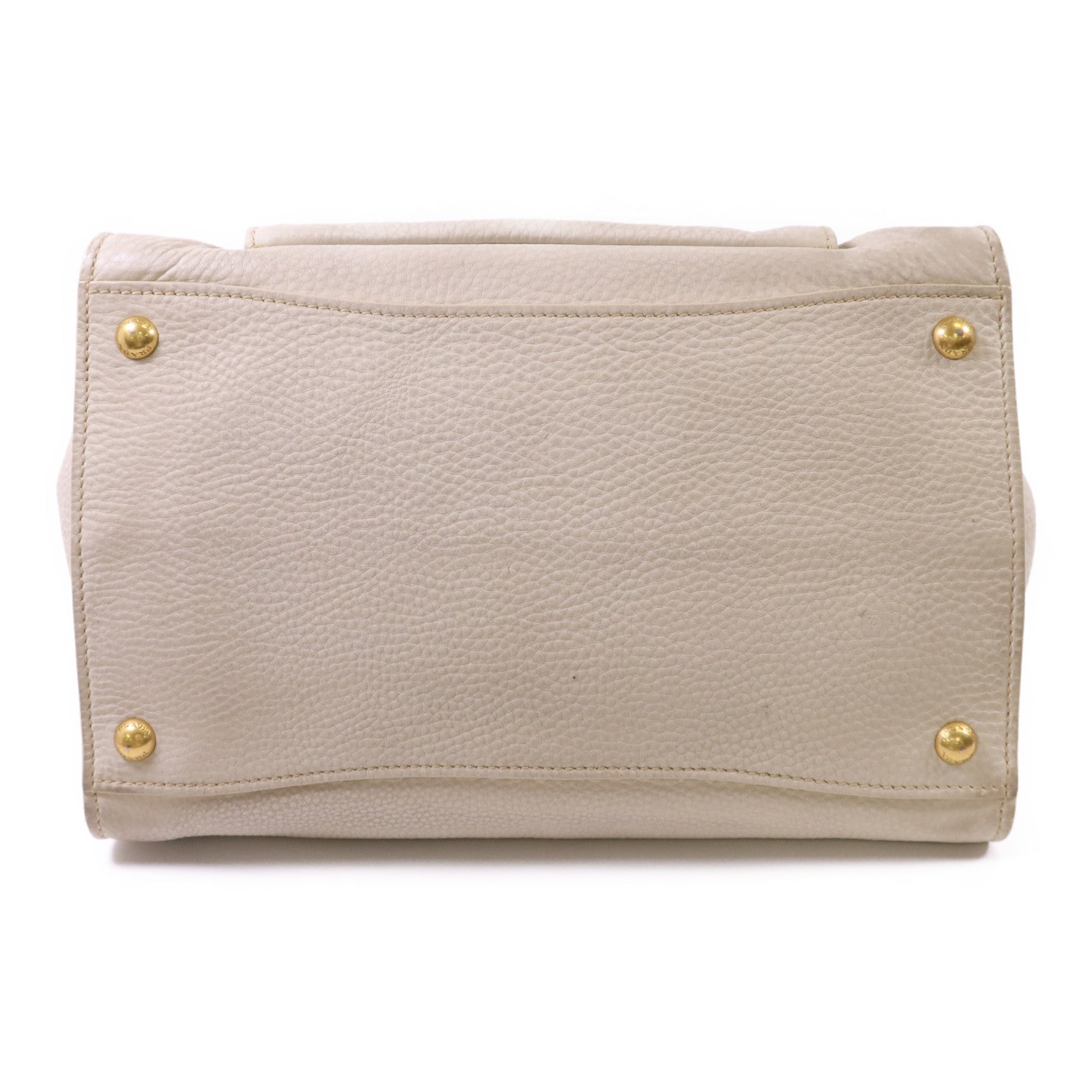 PRADA 牛皮皮革2 Way Shoulder Bag金扣手挽肩背兩用袋