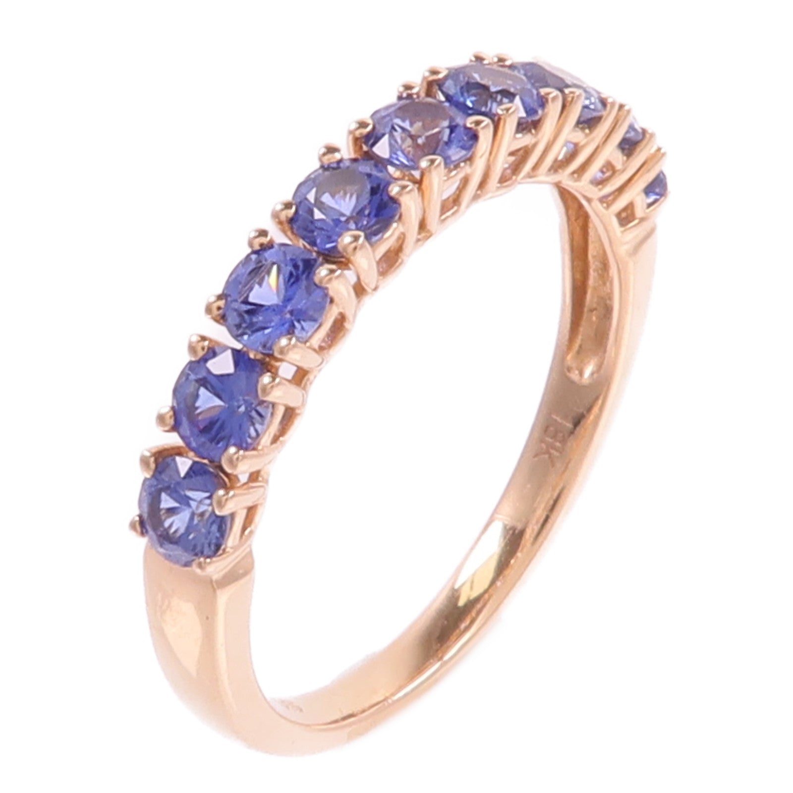 JEWELRY 18K玫瑰金Sapphire Ring藍寶石戒指
