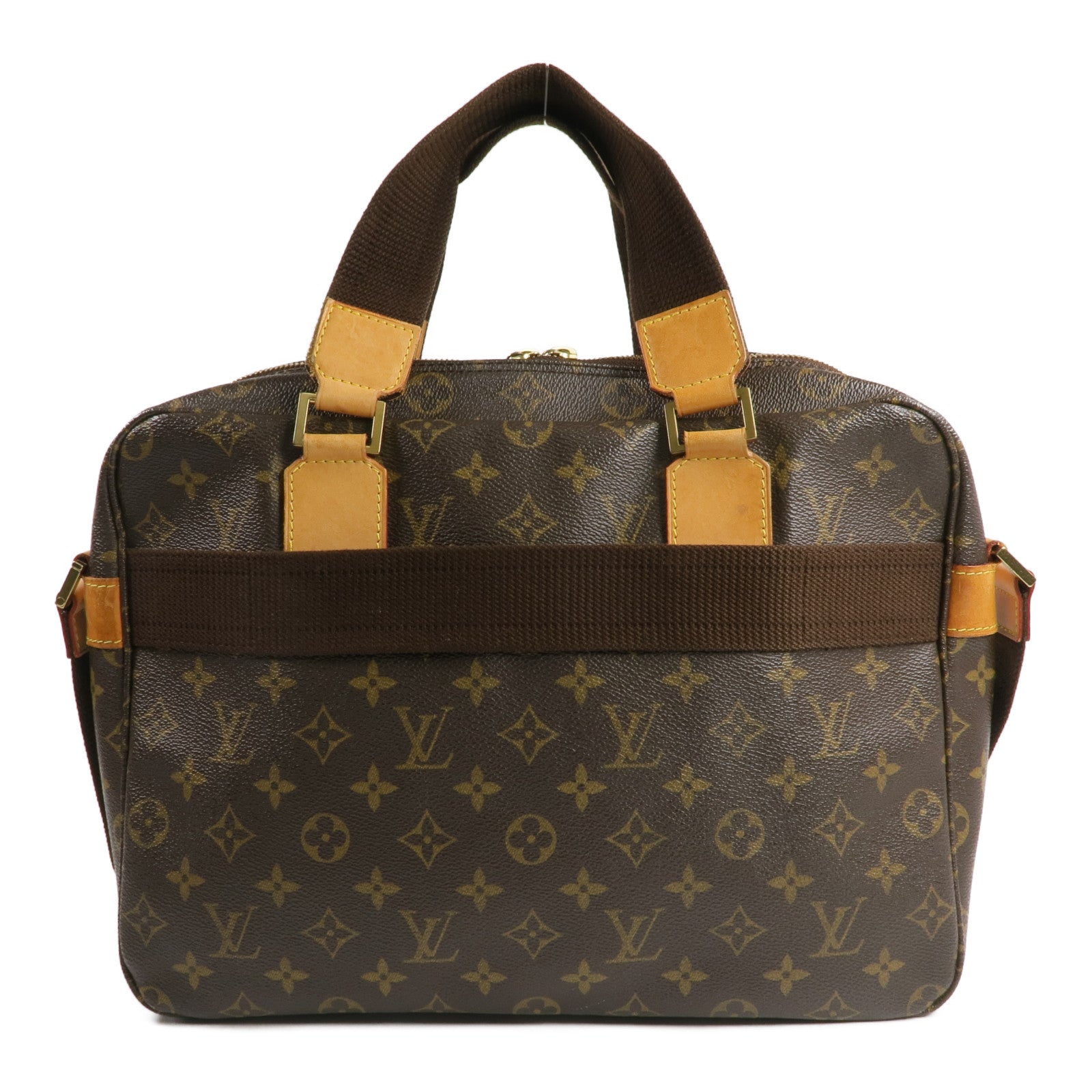 LOUIS VUITTON Monogram Sac Bosphore金扣手挽肩背兩用袋