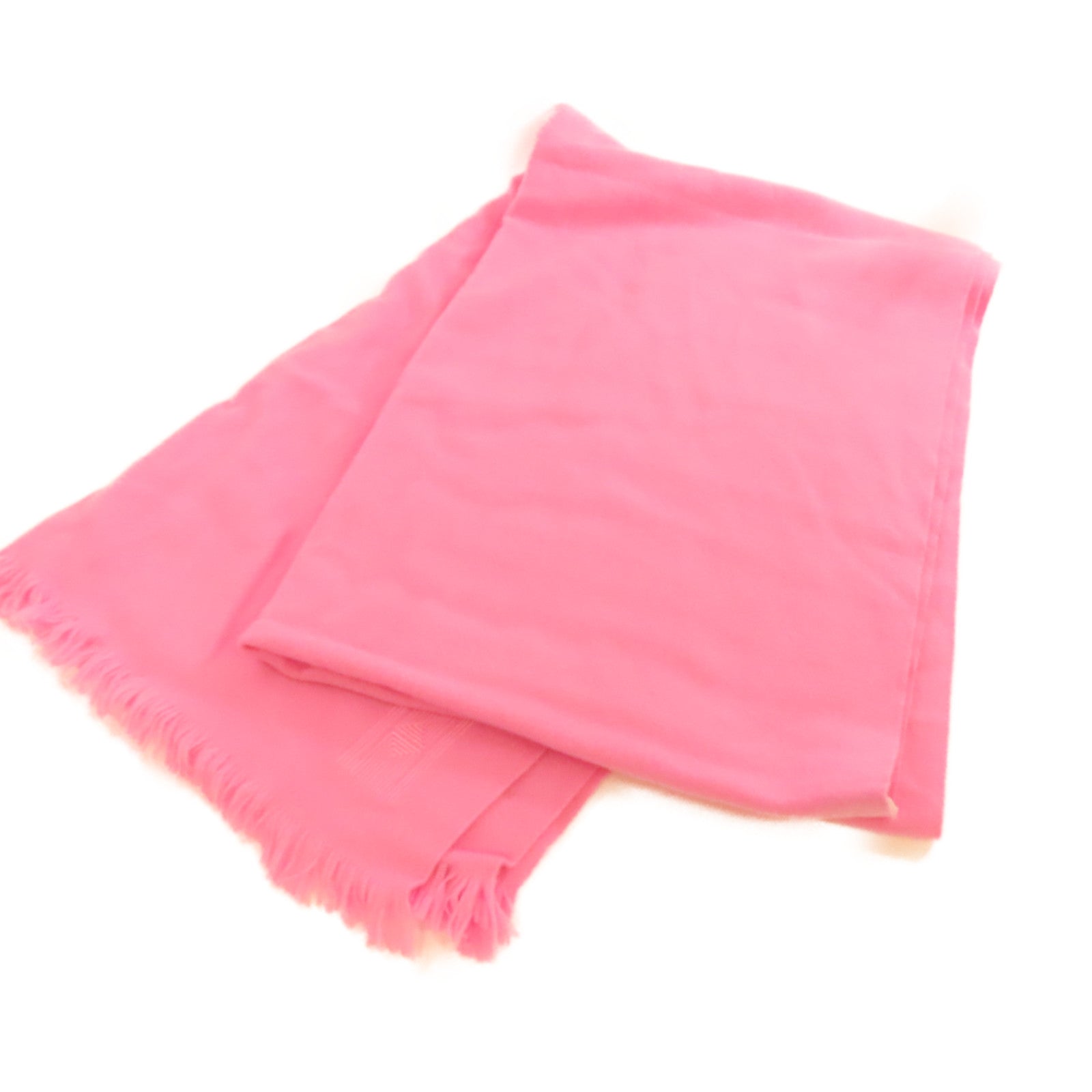 HERMES **【激減優惠】羊絨Scarf圍巾粉紅色