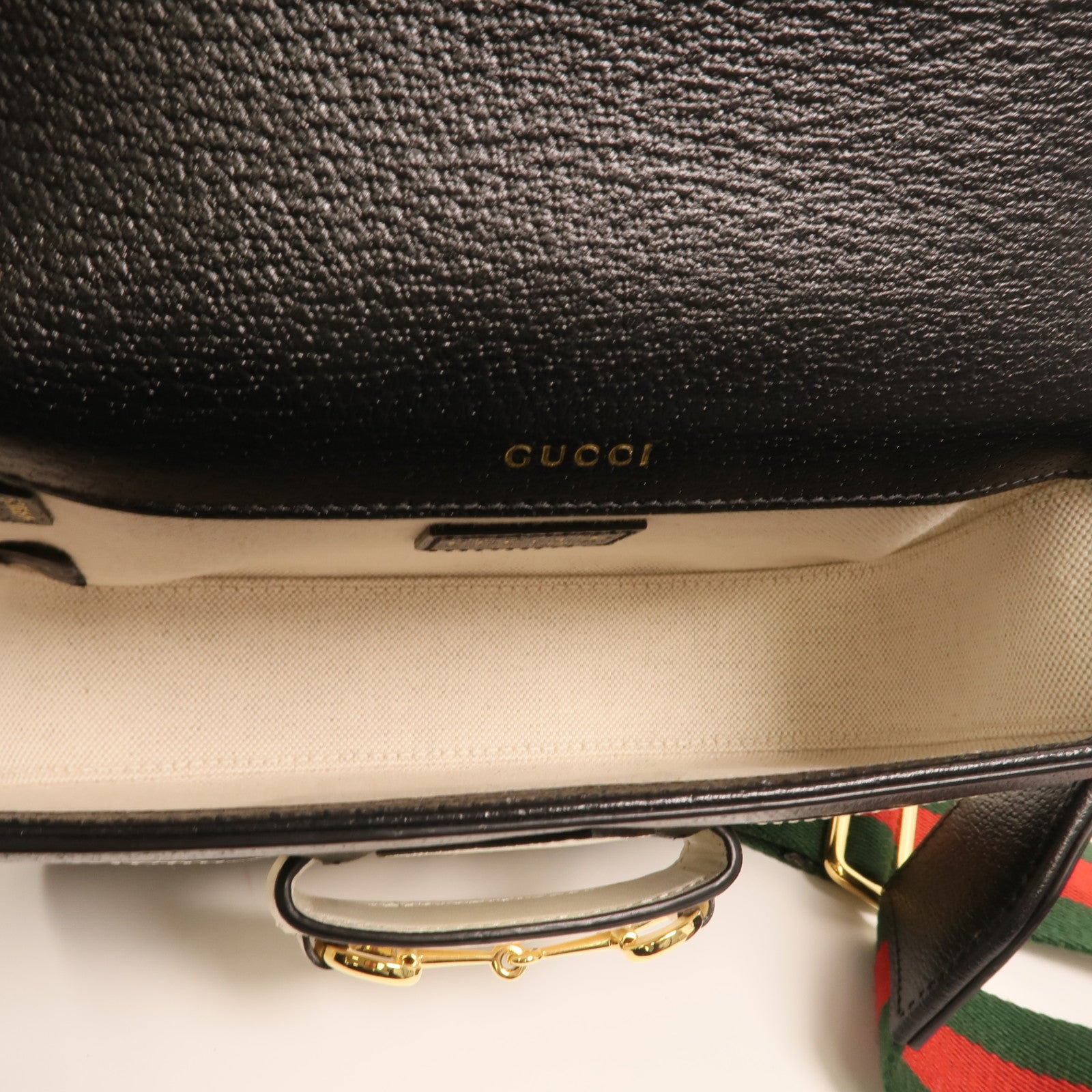 GUCCI 牛皮皮革Gucci x Adidas Horsebit 1955 Small金扣肩背袋