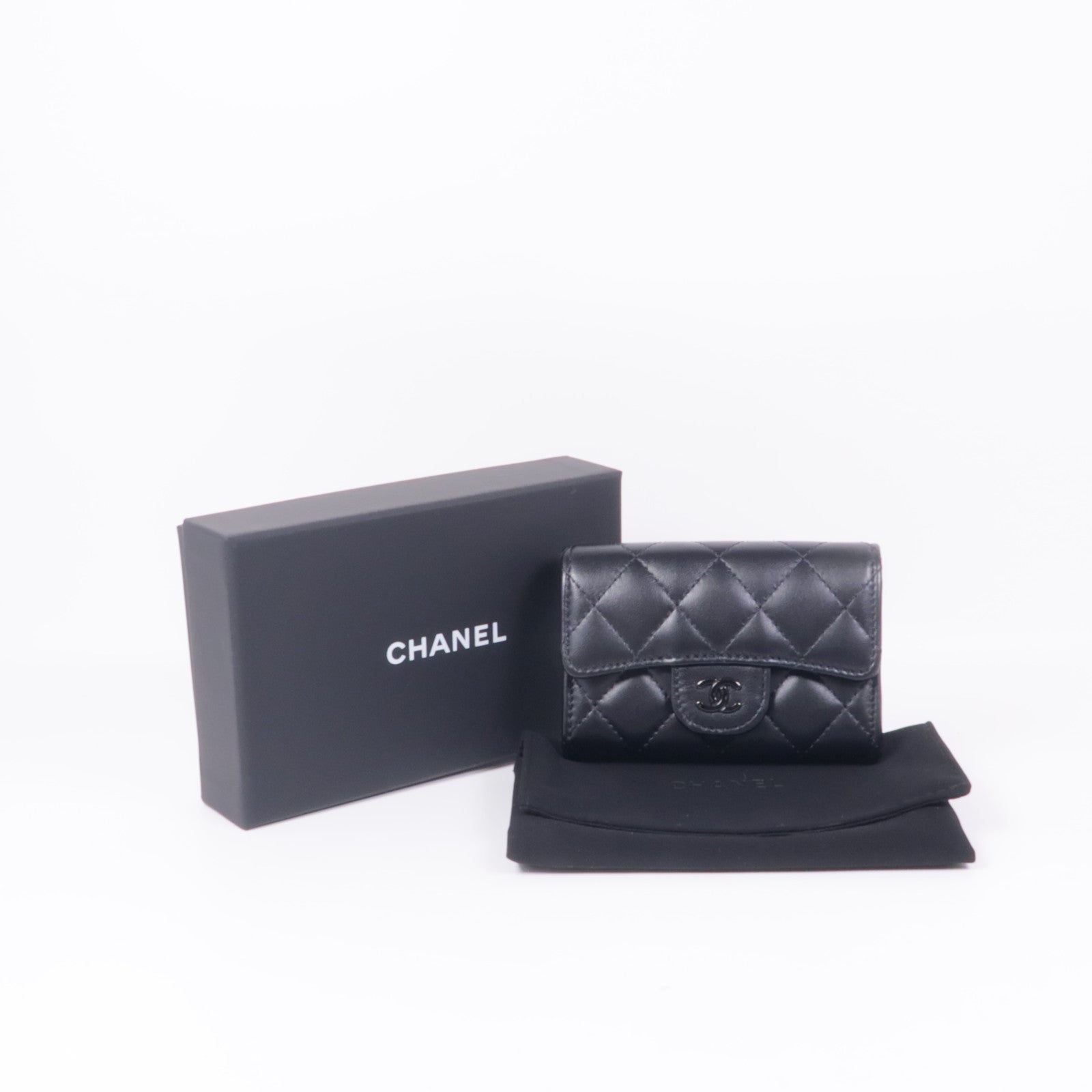CHANEL 羊皮皮革Small Wallet錢包