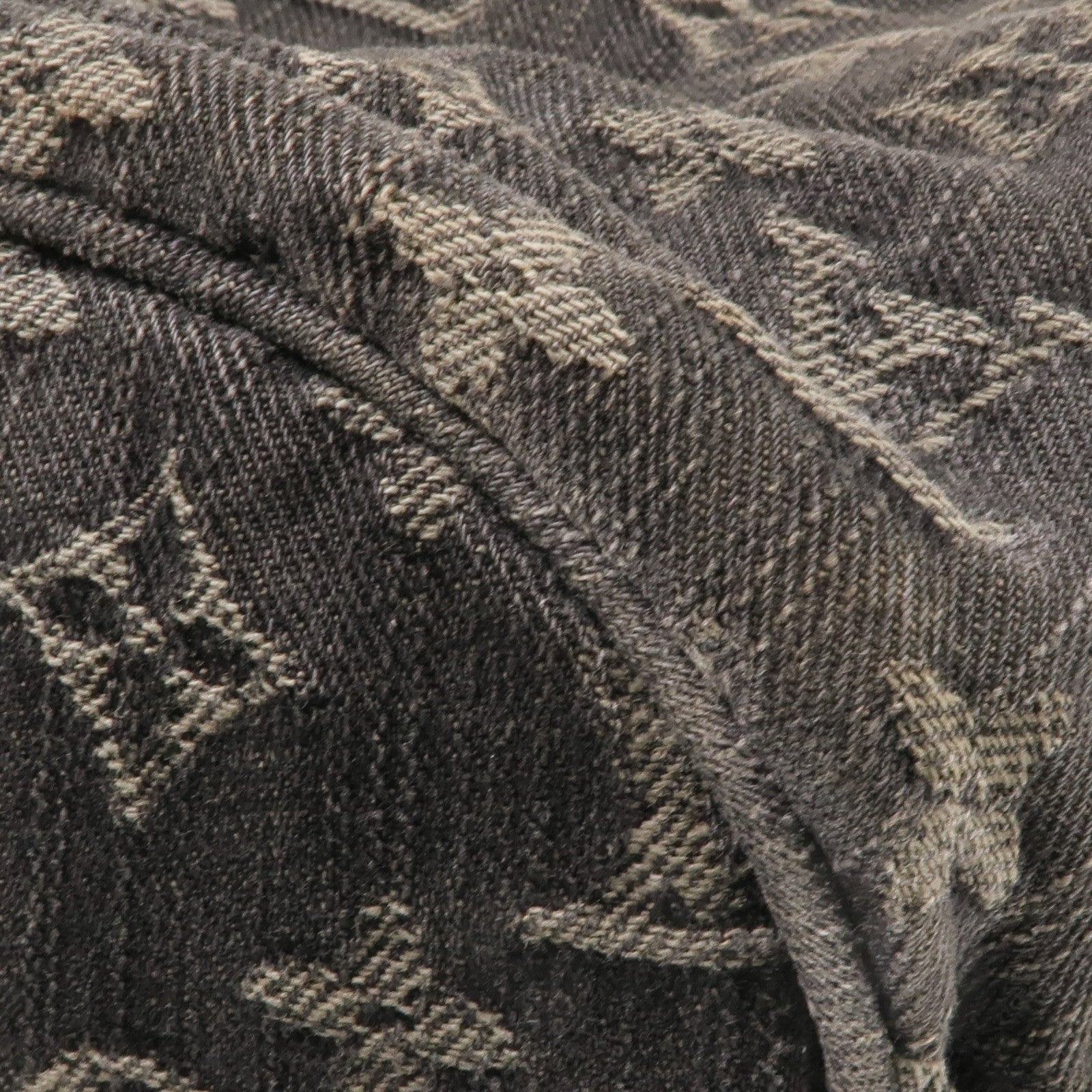 LOUIS VUITTON Monogram Denim Slightly金扣肩背袋