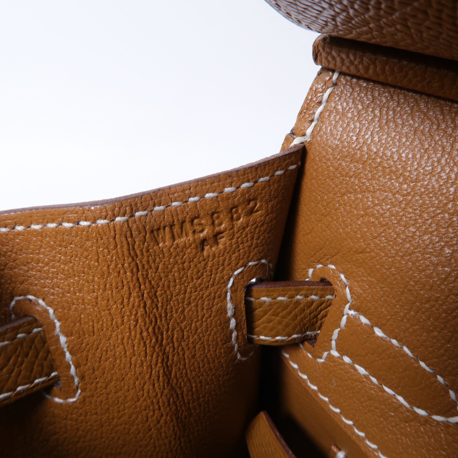 HERMES Epsom皮革Birkin 25手挽袋Gold
