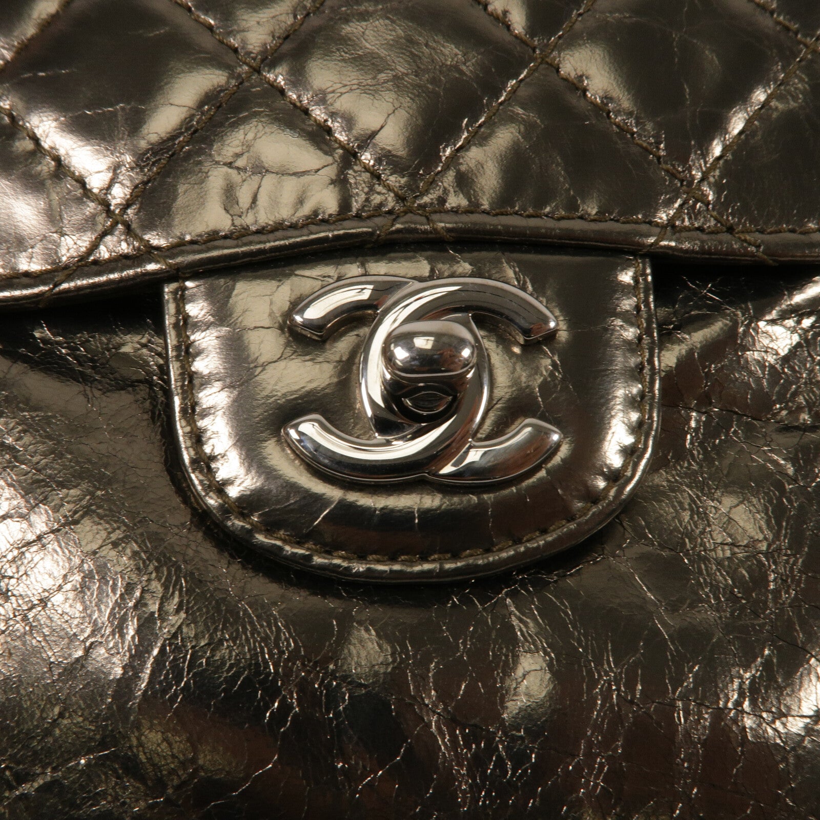 CHANEL 牛皮皮革Chain Shoulder鏈帶肩背袋