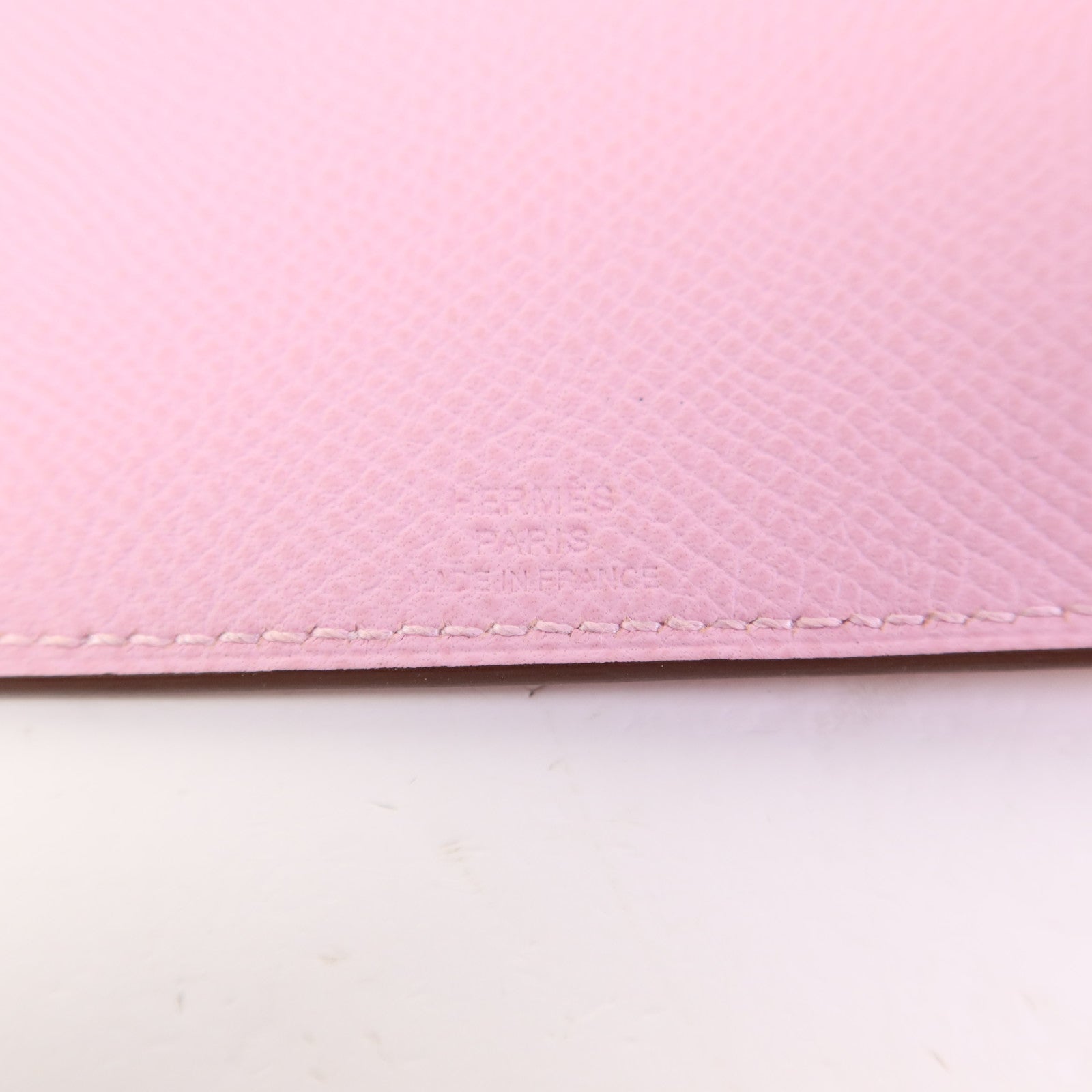 HERMES Epsom皮革Passpart Case銀扣護照套Mauve Sylvestre