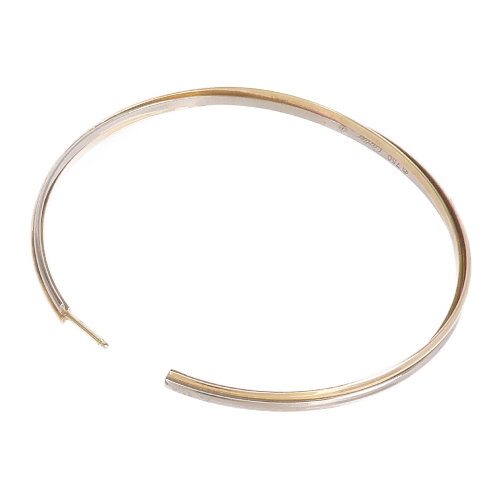 CARTIER 18K玫瑰金/黃金/白金Trinity耳環