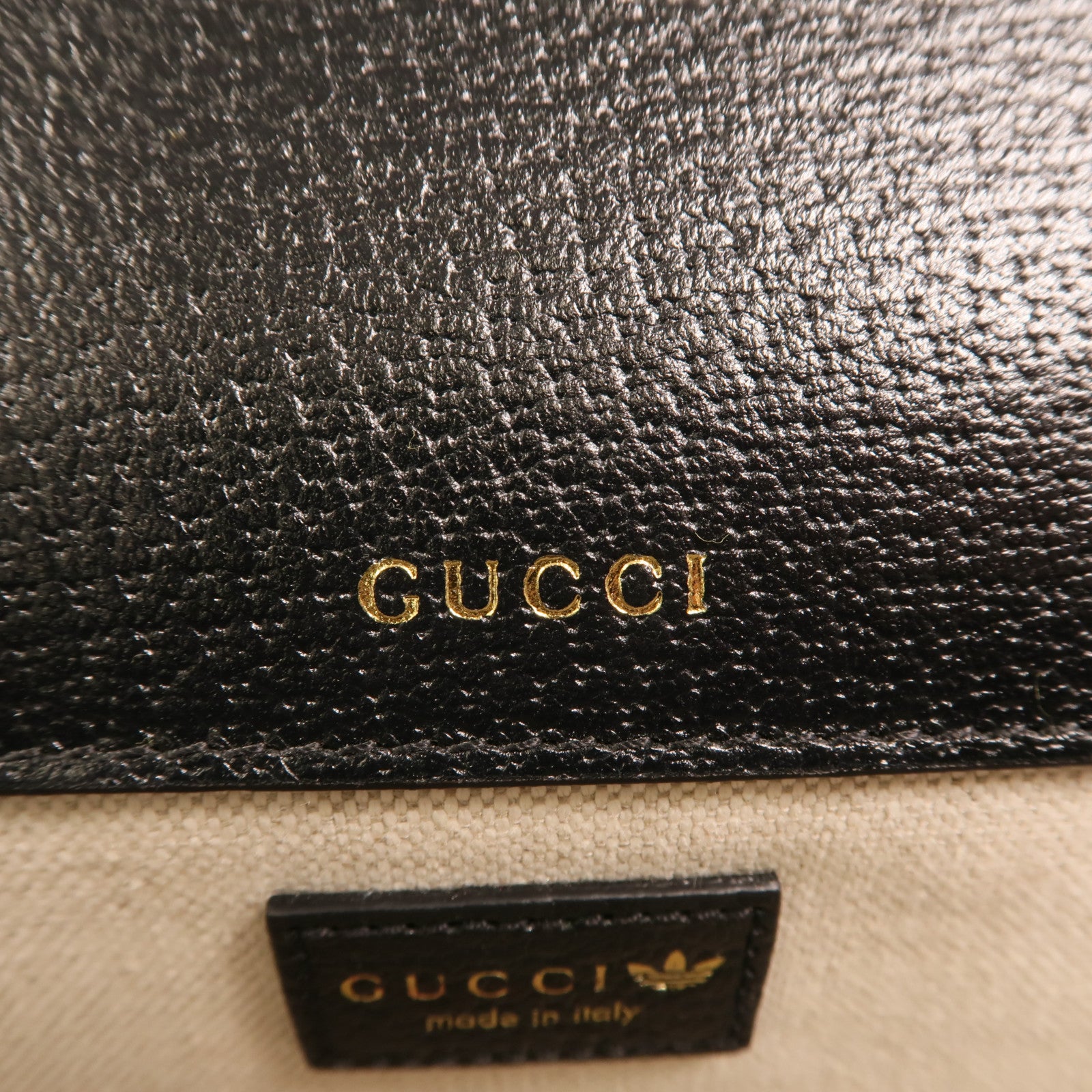 GUCCI 牛皮皮革Gucci x Adidas Horsebit 1955 Small金扣肩背袋