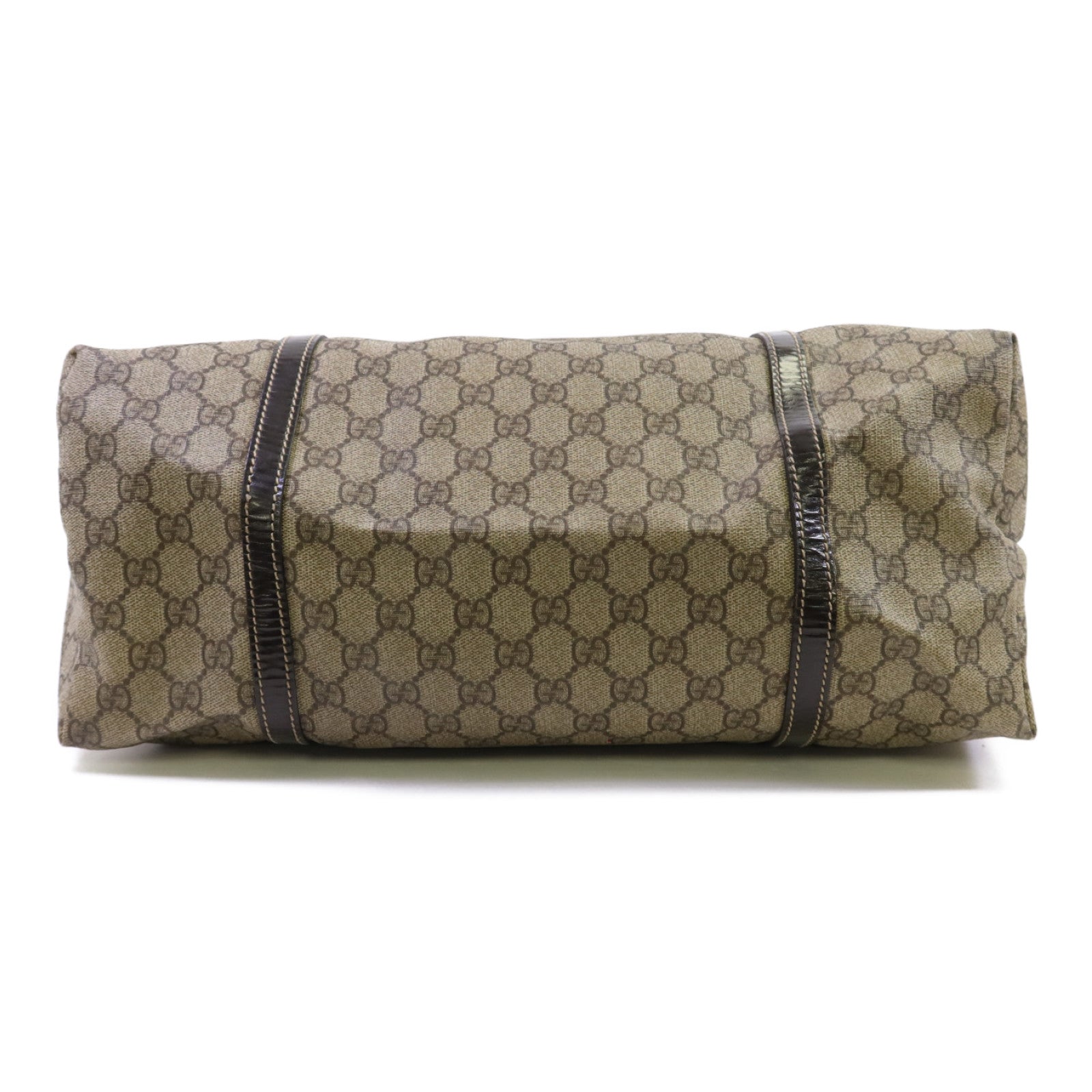 GUCCI 塗層帆布Tote Bag金扣肩背袋