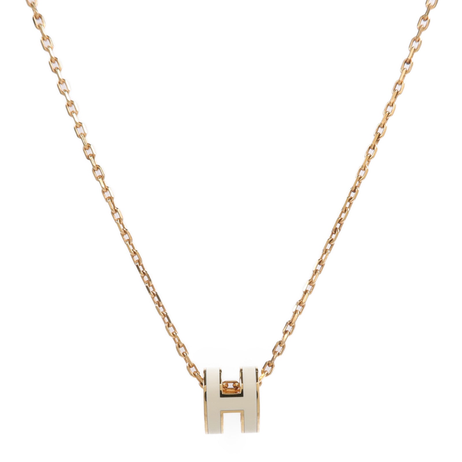 HERMES 金屬Mini Pop H Pendant項鍊
