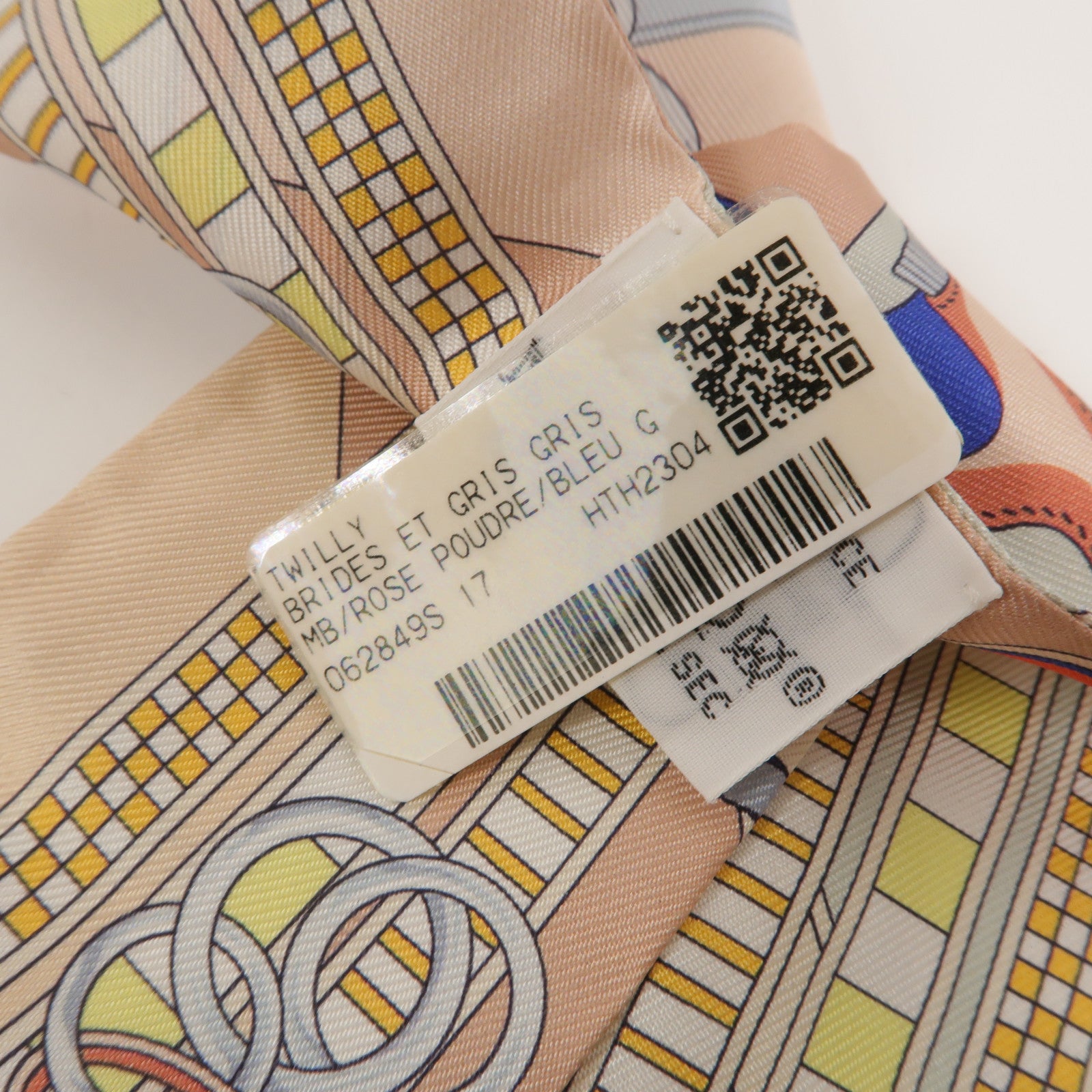 HERMES 絲質Twilly絲巾