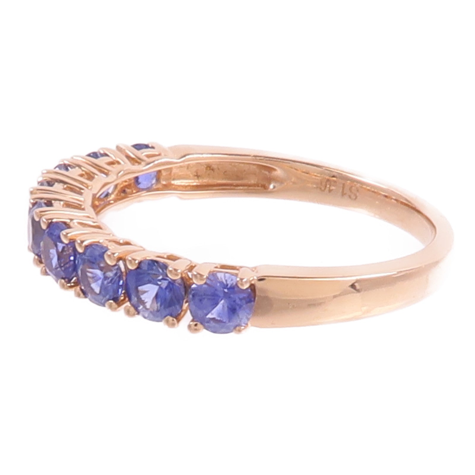 JEWELRY 18K玫瑰金Sapphire Ring藍寶石戒指